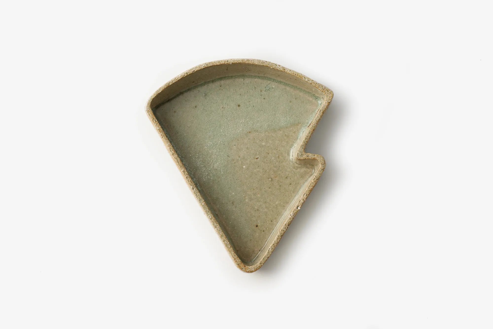 辰巳窯/扇鉢(とうめい釉)