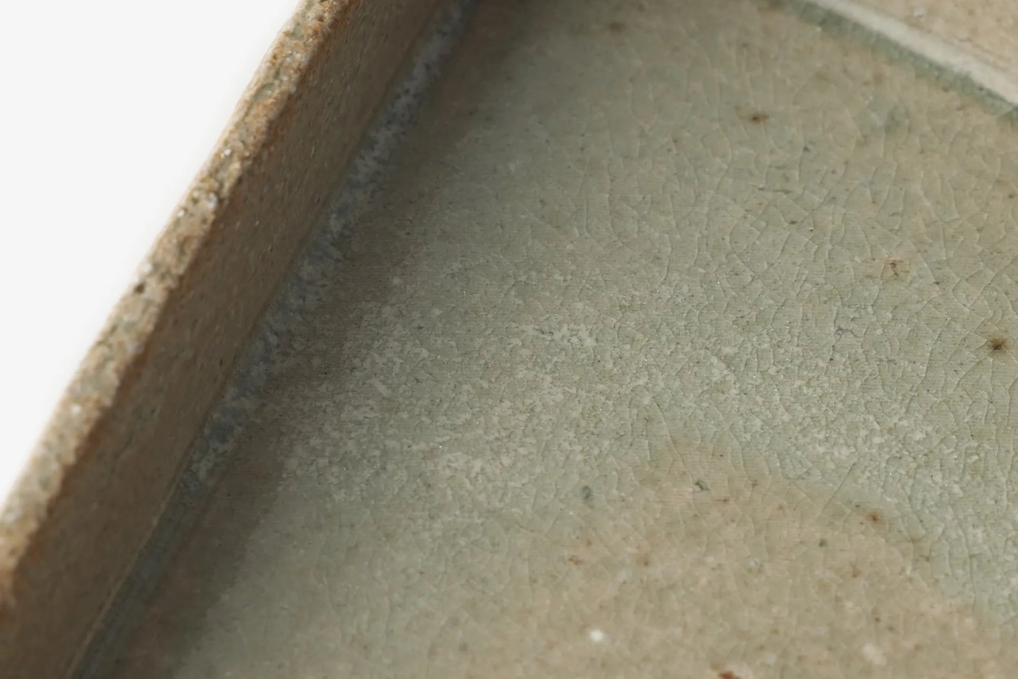 辰巳窯/扇鉢(とうめい釉)