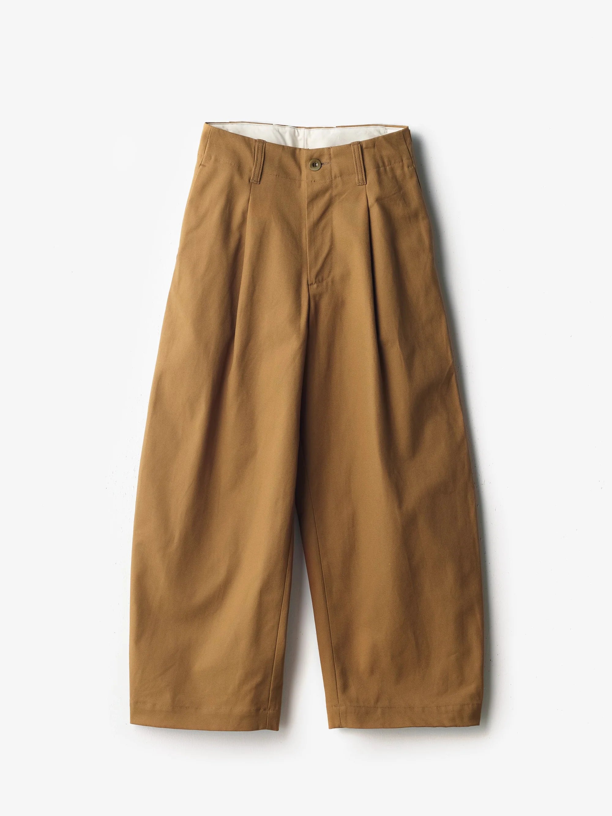 ASEEDONCLOUD/HW wide trousers/Duck Camel