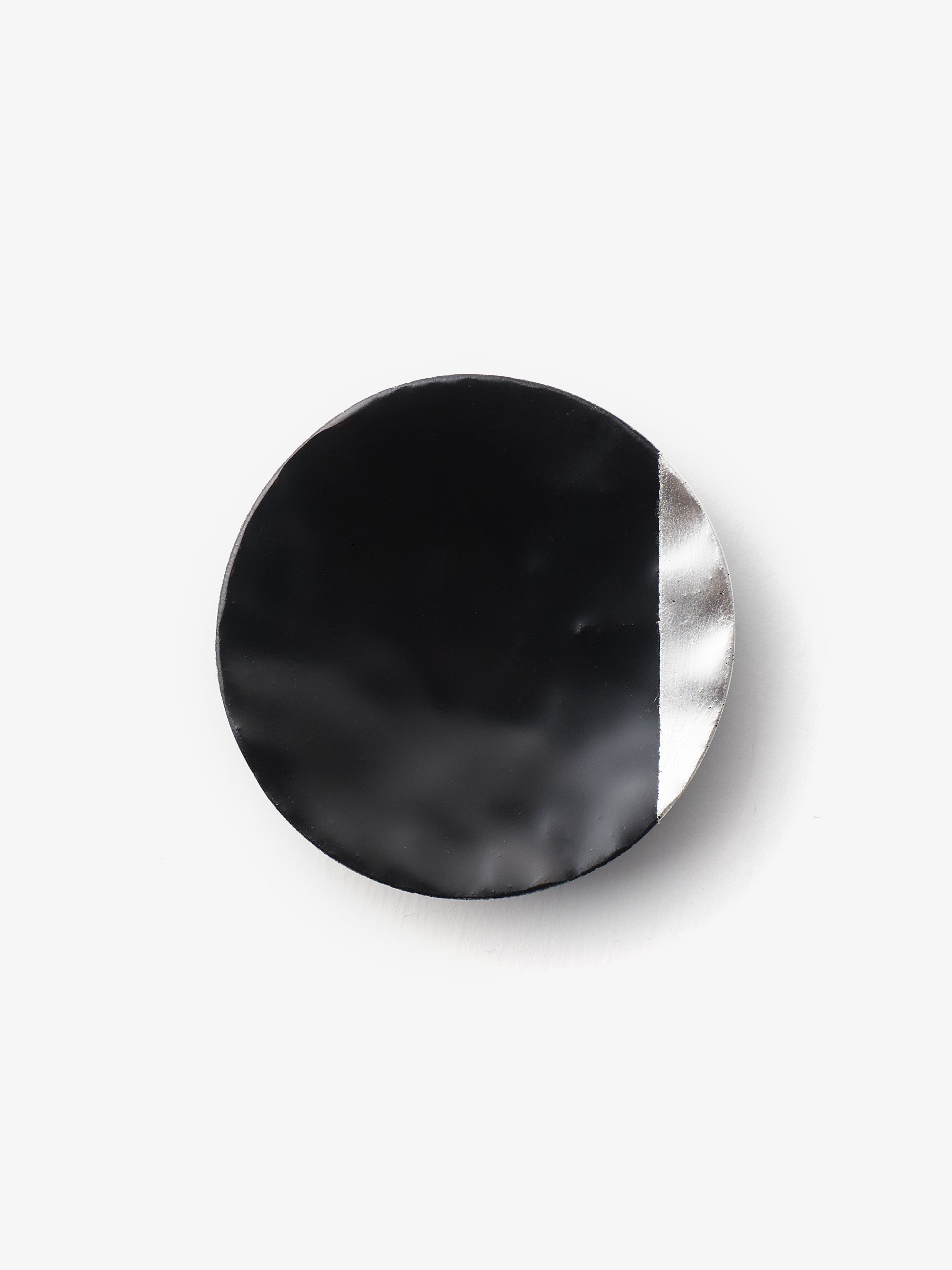 高野竹工/節ブローチ/箱入り/木地 金箔 漆 金箔