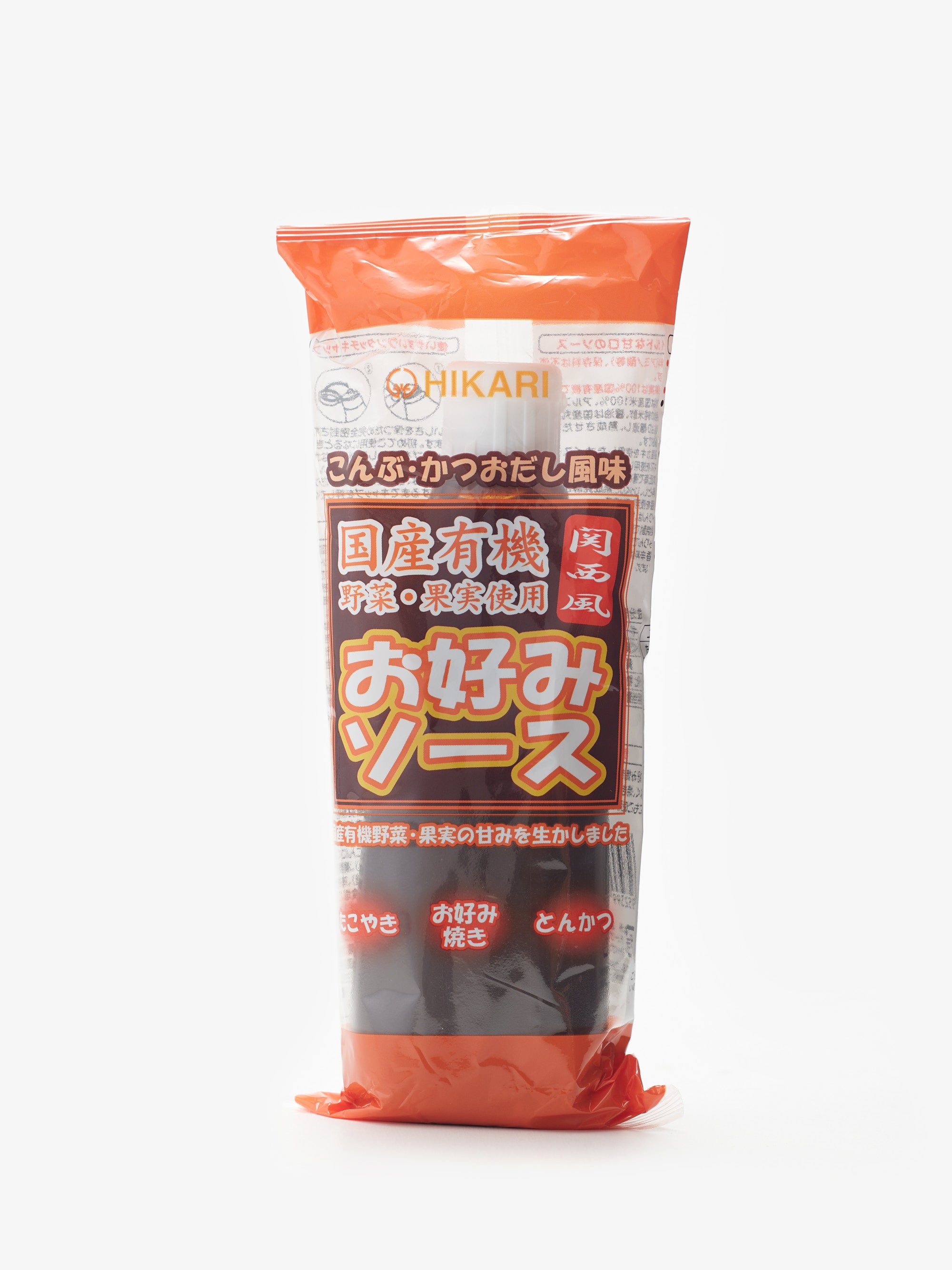 ヒカリ/有機野菜&果実でできた関西風お好みソース