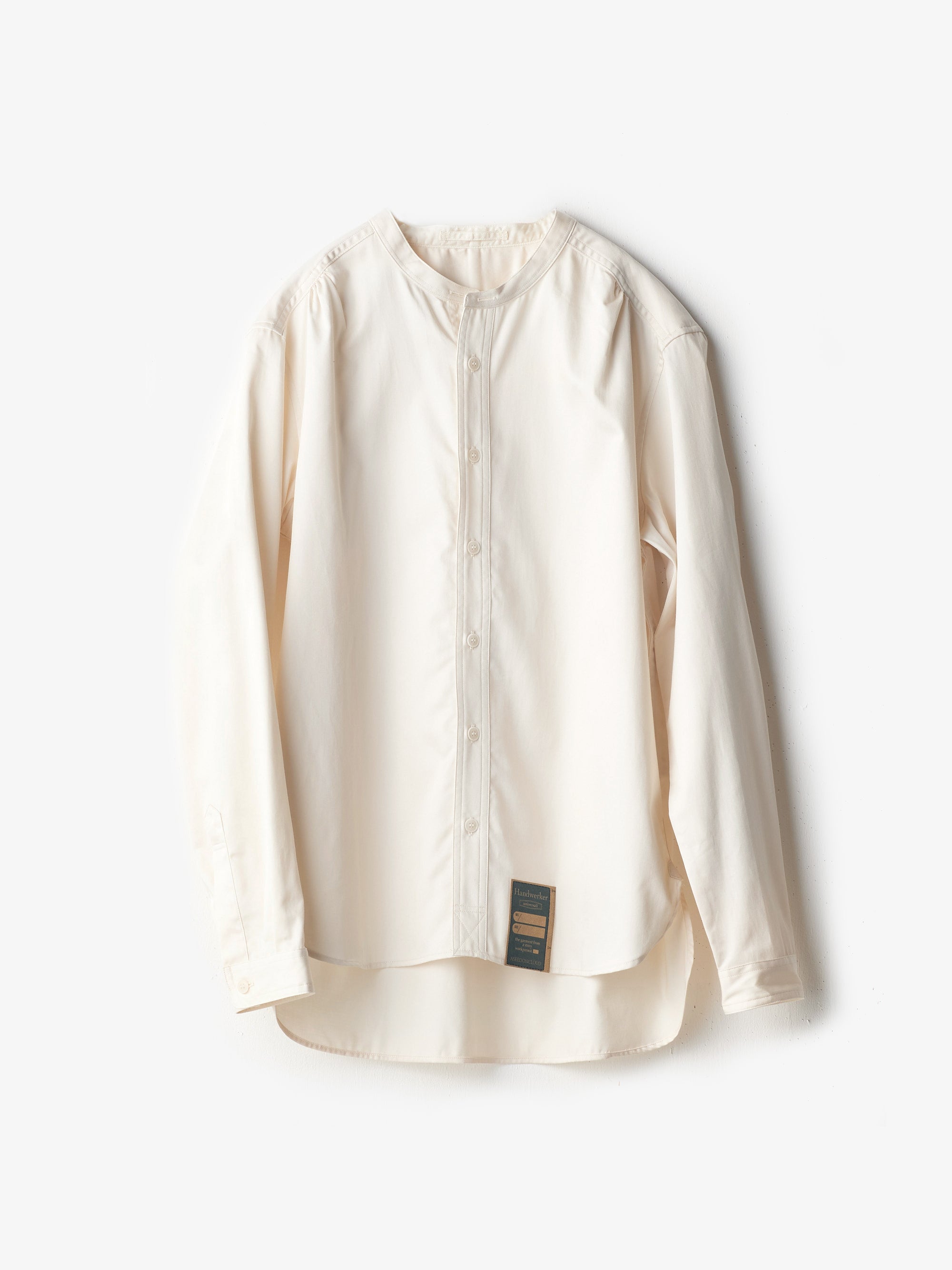 ASEEDONCLOUD/HW collarless shirt/Organic cotton