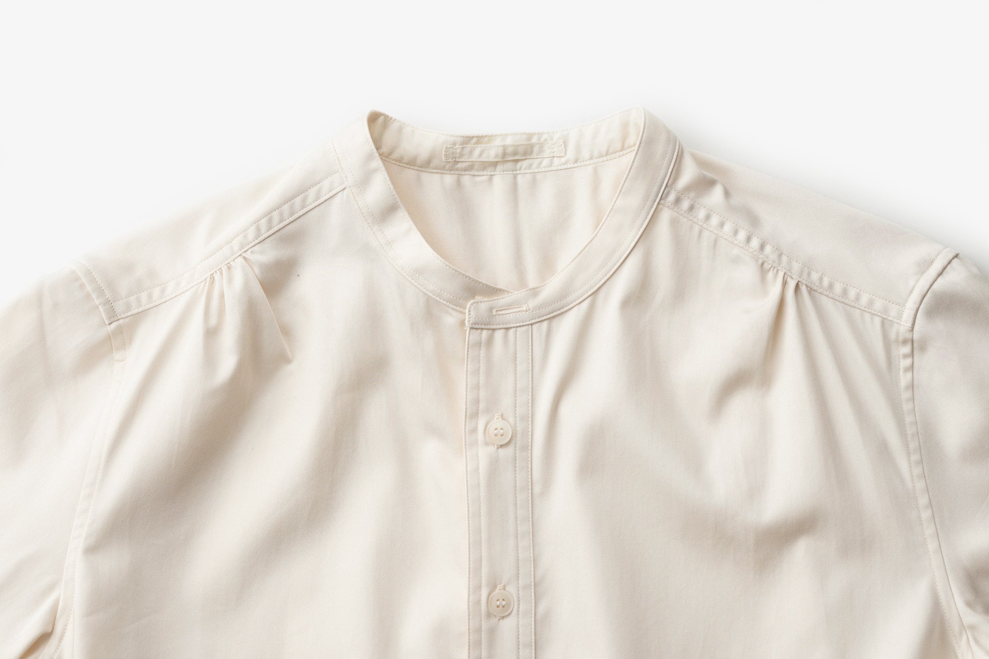ASEEDONCLOUD/HW collarless shirt/Organic cotton
