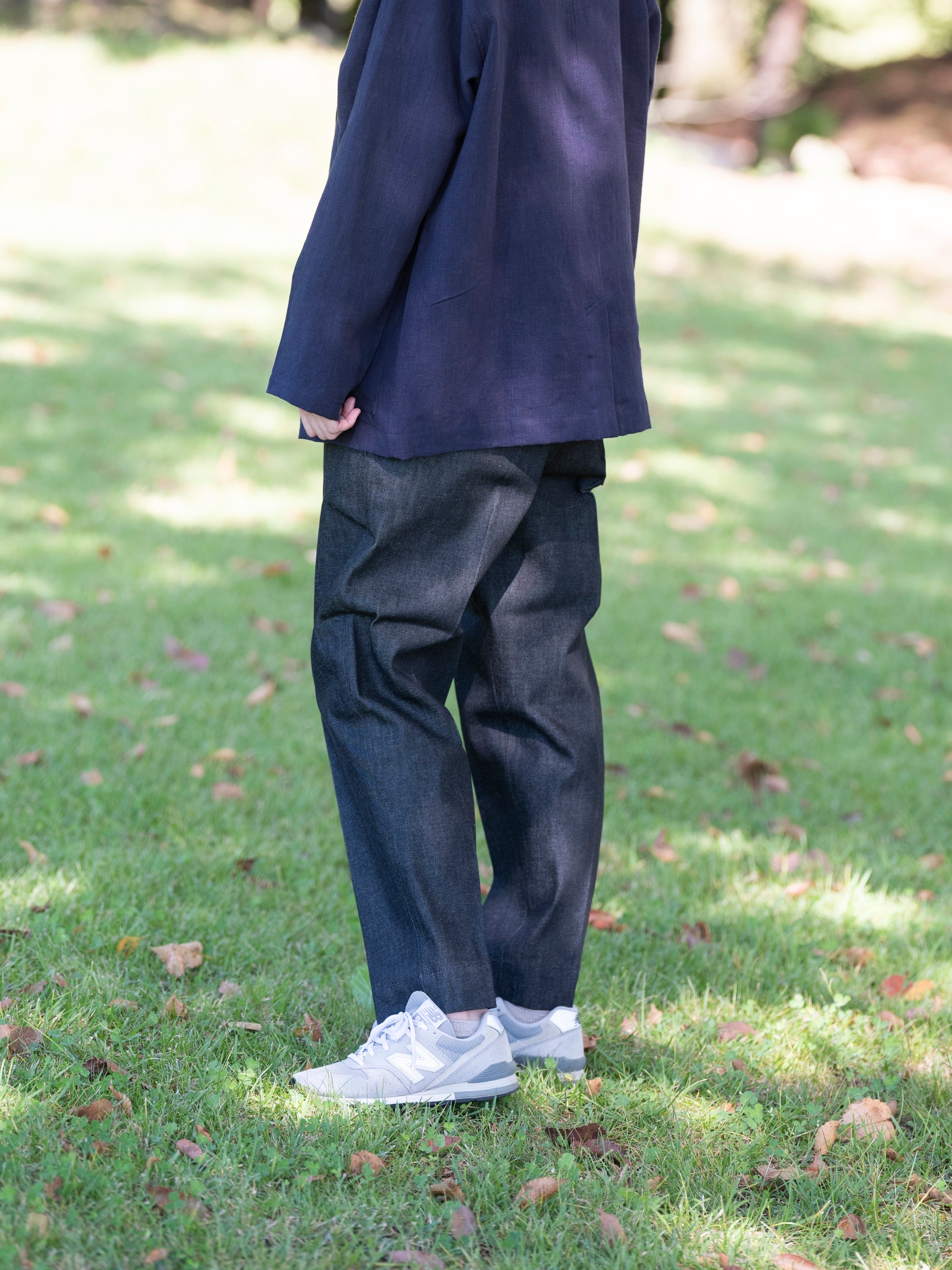 ASEEDONCLOUD/HW slacks Black Denim