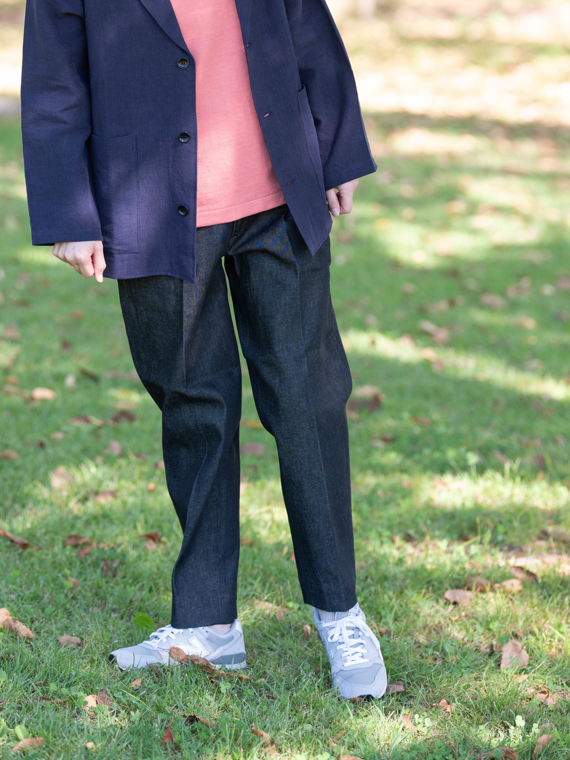 ASEEDONCLOUD/HW slacks Black Denim