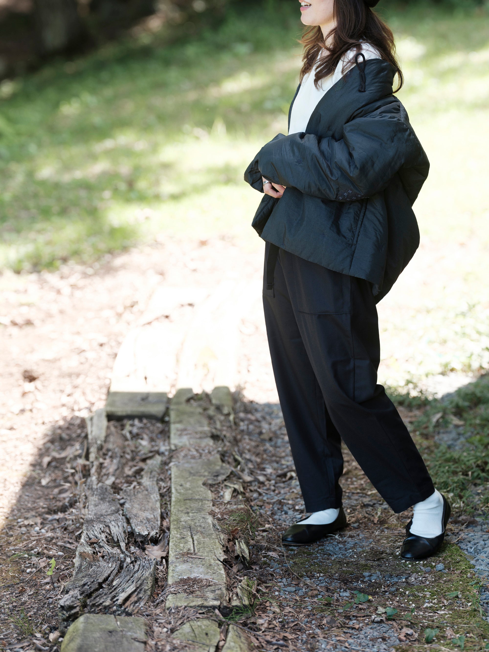 ASEEDONCLOUD/HW EASY TROUSERS/Cordura wool