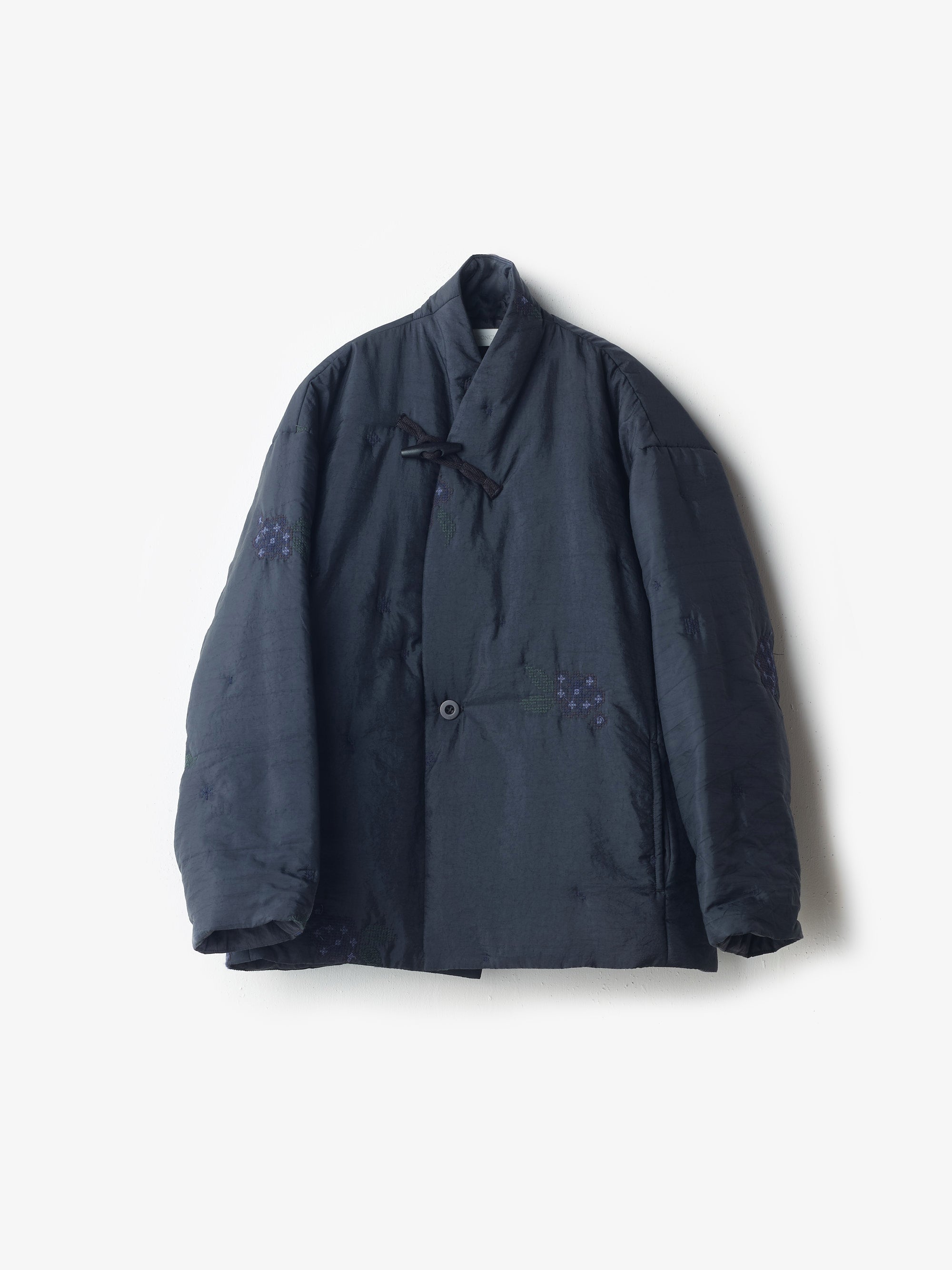 ASEEDONCLOUD/Fog collector's blouson Sankayo embroidery quilt