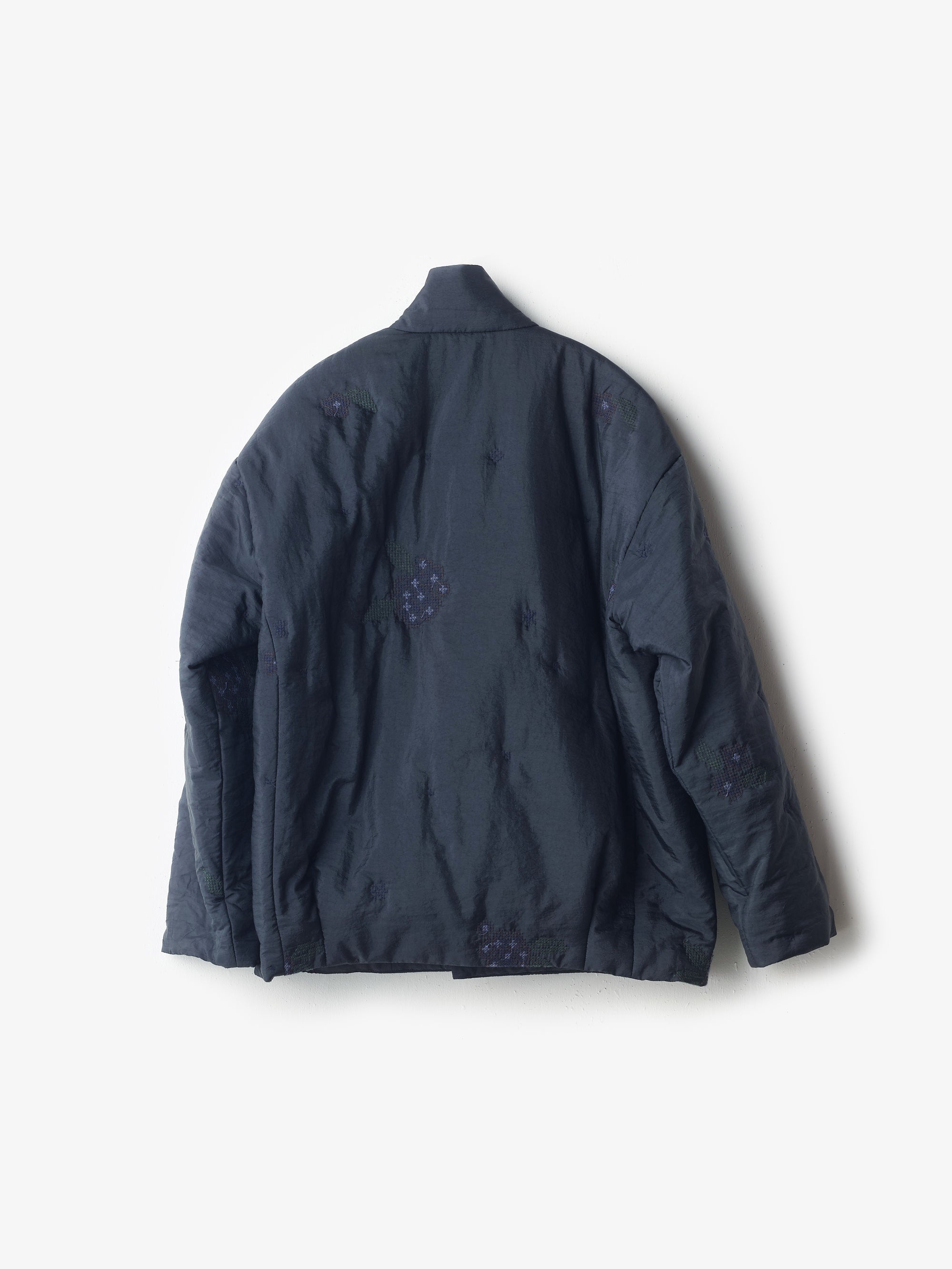 ASEEDONCLOUD/Fog collector's blouson Sankayo embroidery quilt