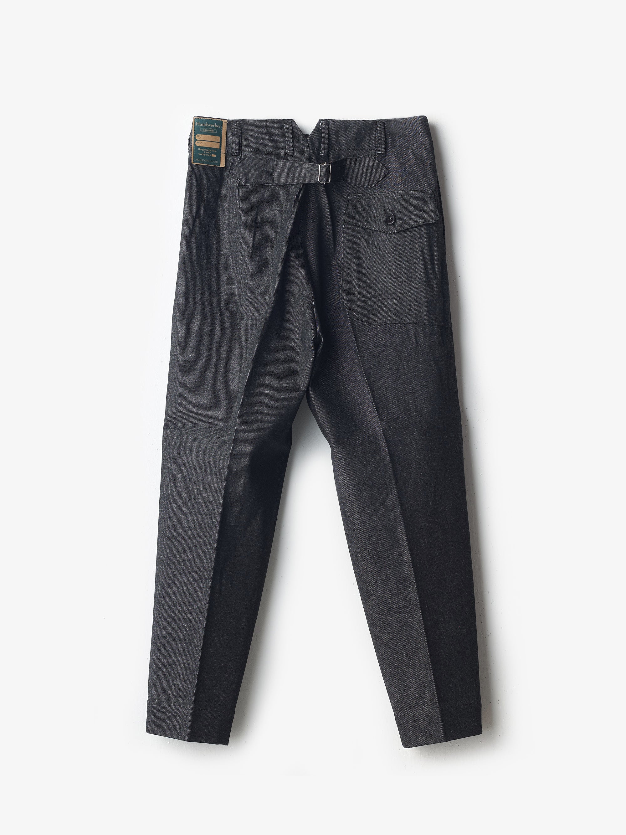 ASEEDONCLOUD/HW slacks Black Denim