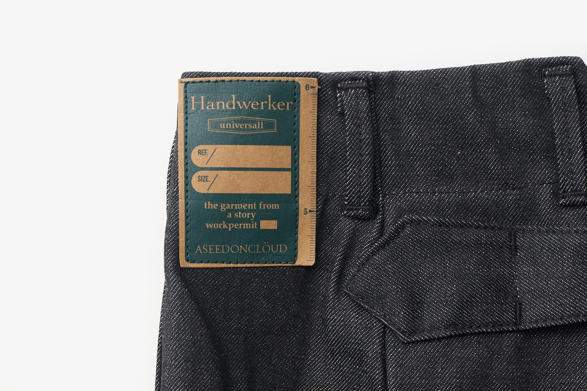 ASEEDONCLOUD/HW slacks Black Denim