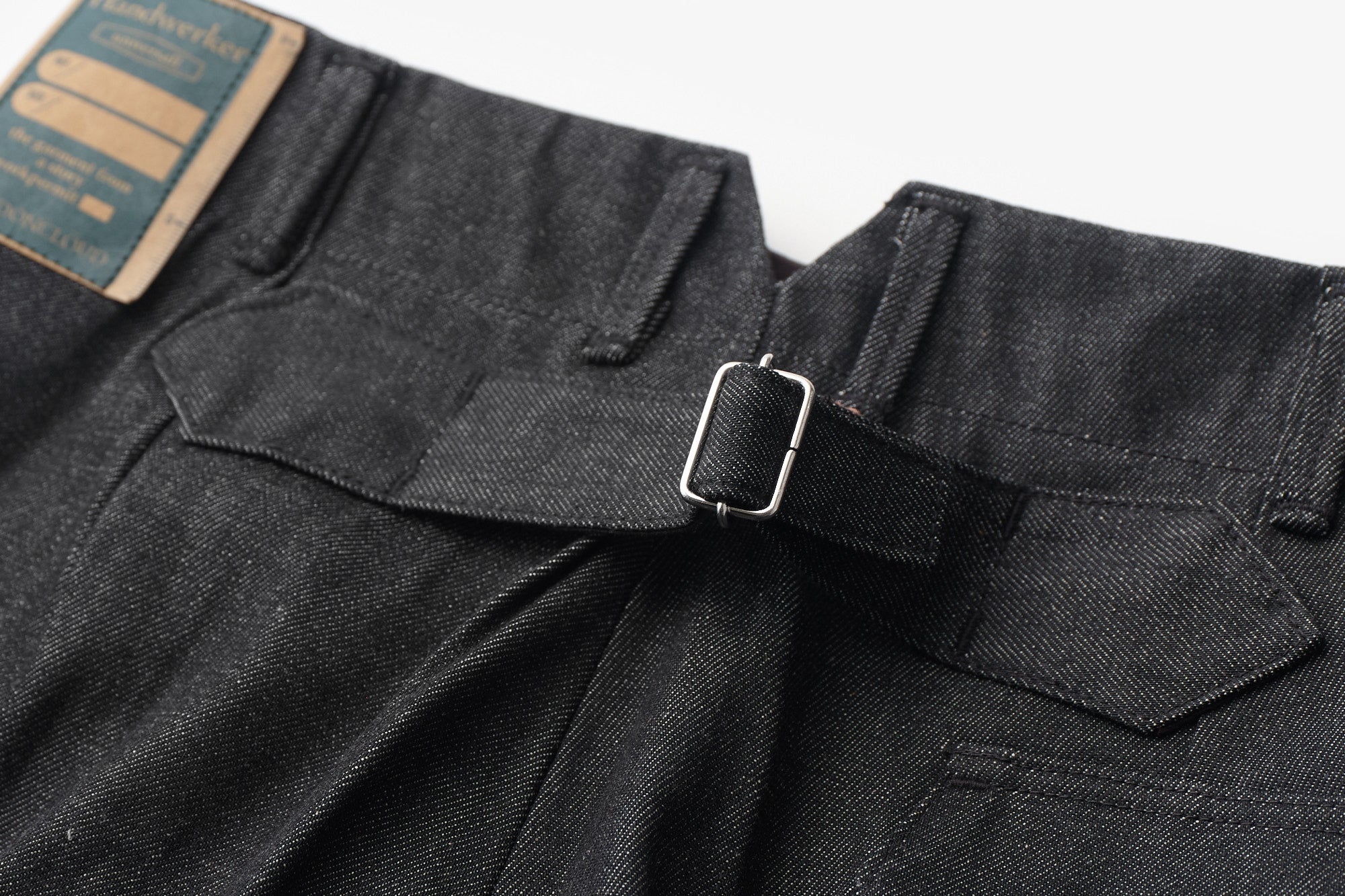 ASEEDONCLOUD/HW slacks Black Denim