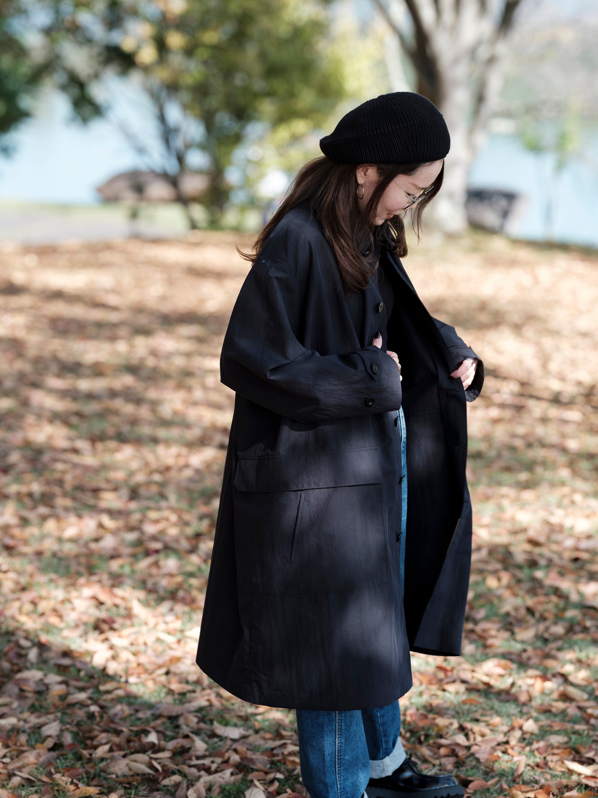 ASEEDONCLOUD/HW/overcoat/Cotton nylon weather