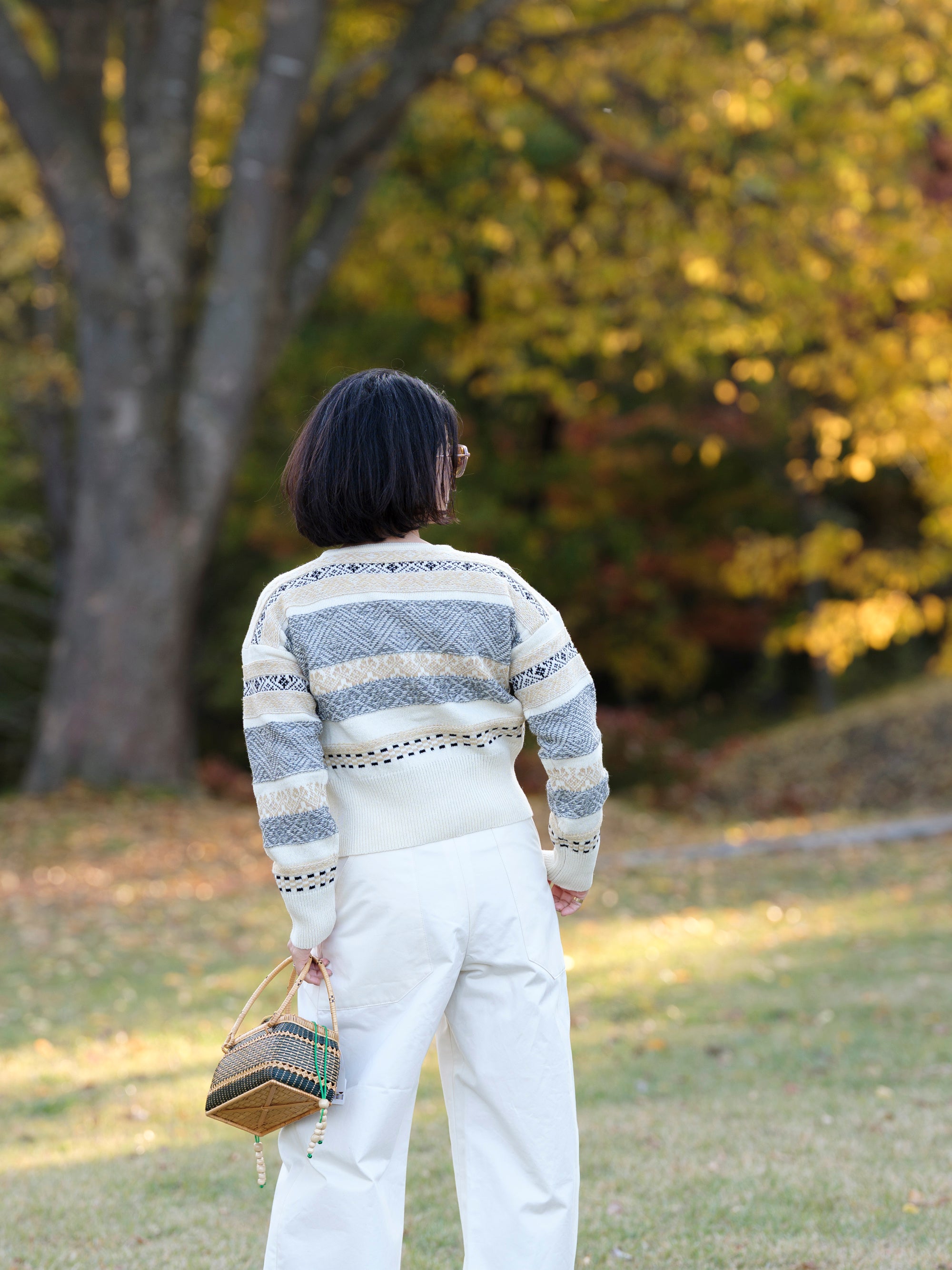 ASEEDONCLOUD/Seiyako jacquard/cardigan