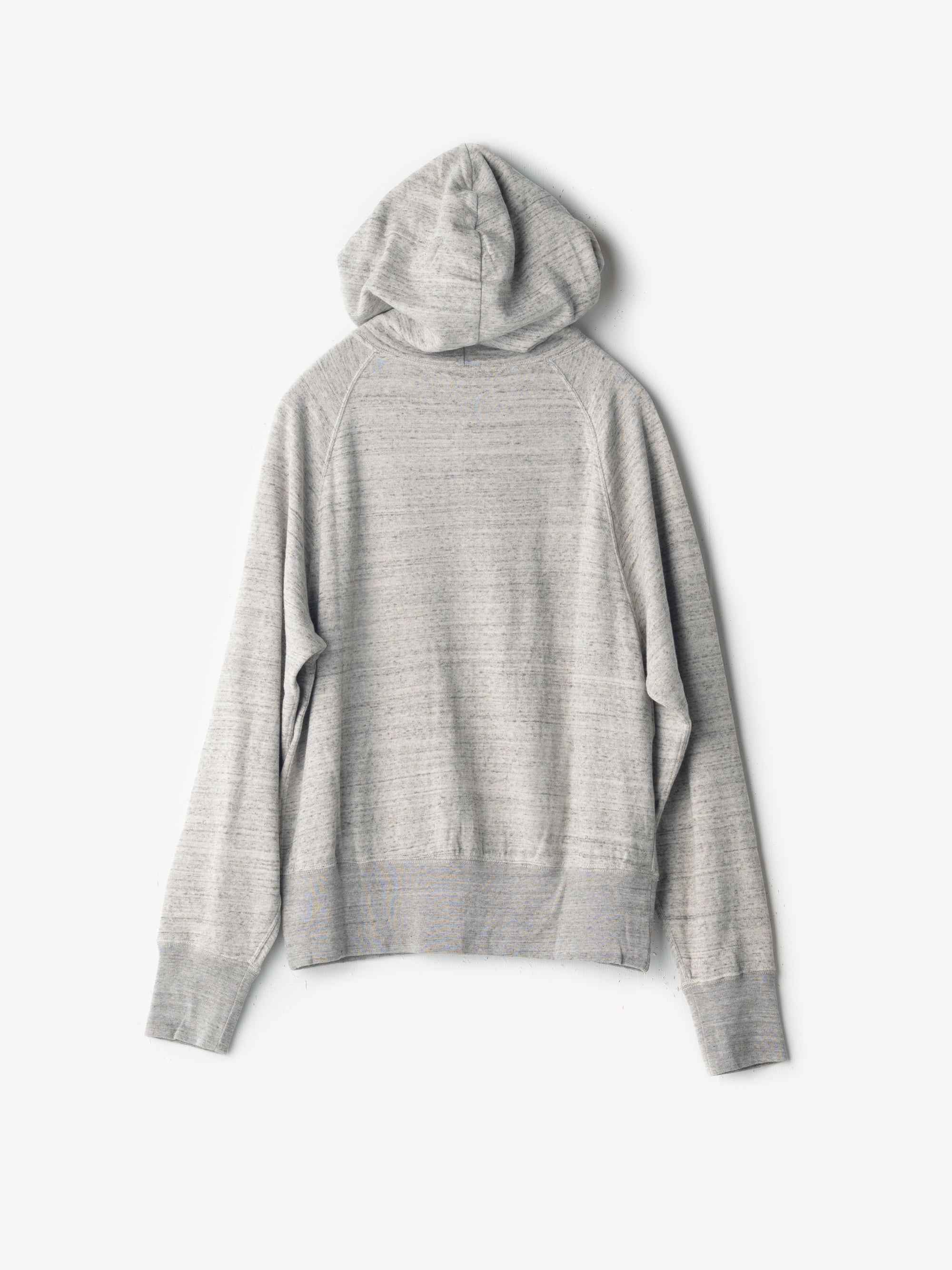 yohaku/緑綿ガーゼ微起毛/ジップパーカー