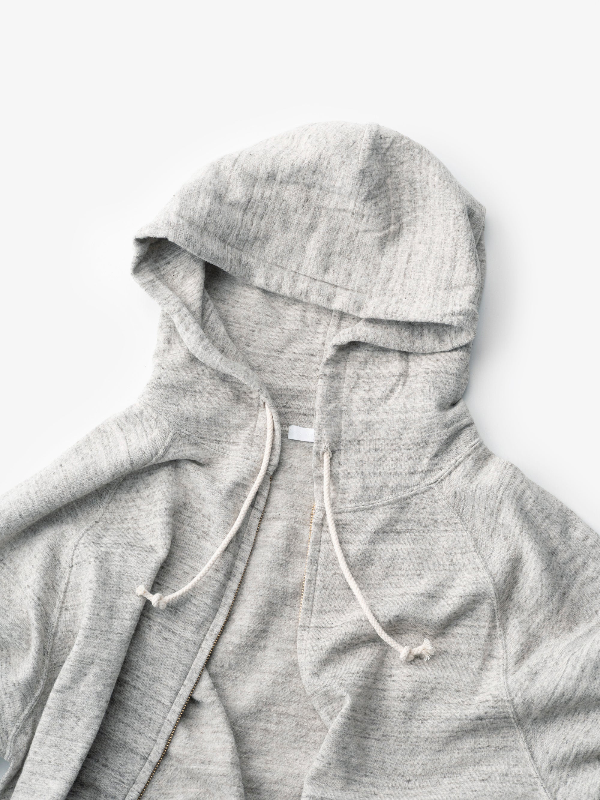 yohaku/緑綿ガーゼ微起毛/ジップパーカー