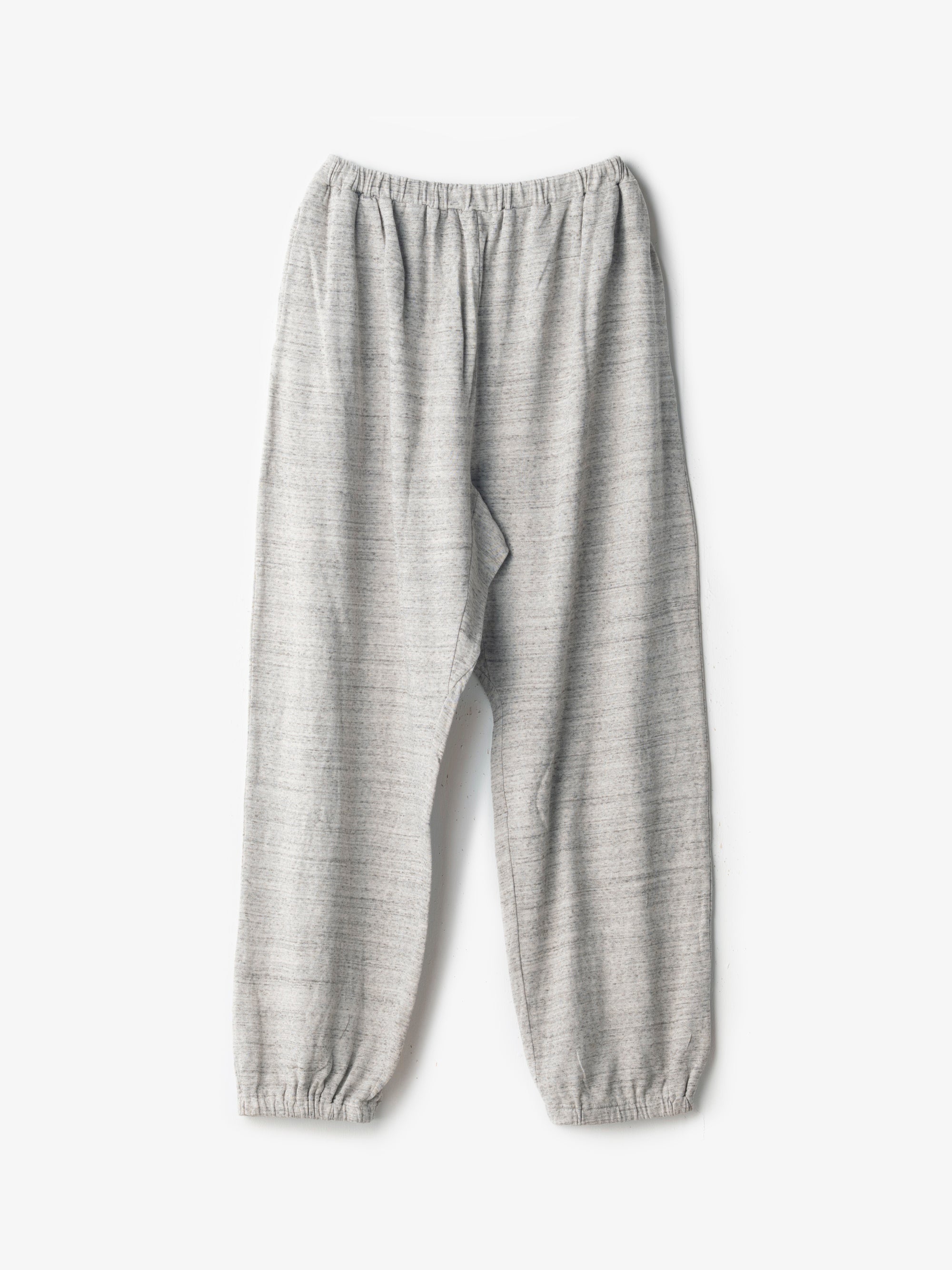 緑綿ガーゼ微起毛 ワイドスウェットパンツ｜yohaku