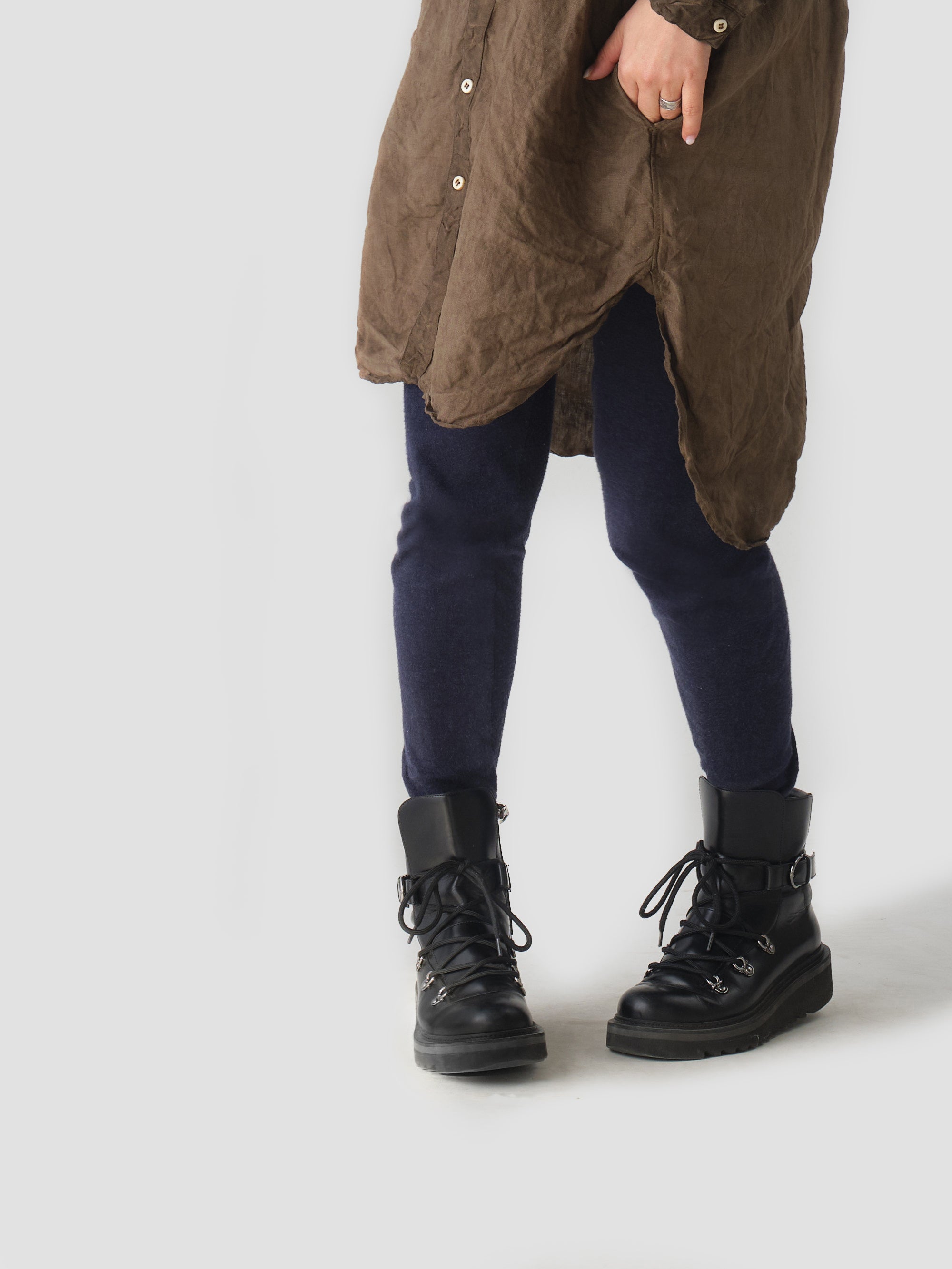 yohaku/綿カシミヤ接結/レギンス