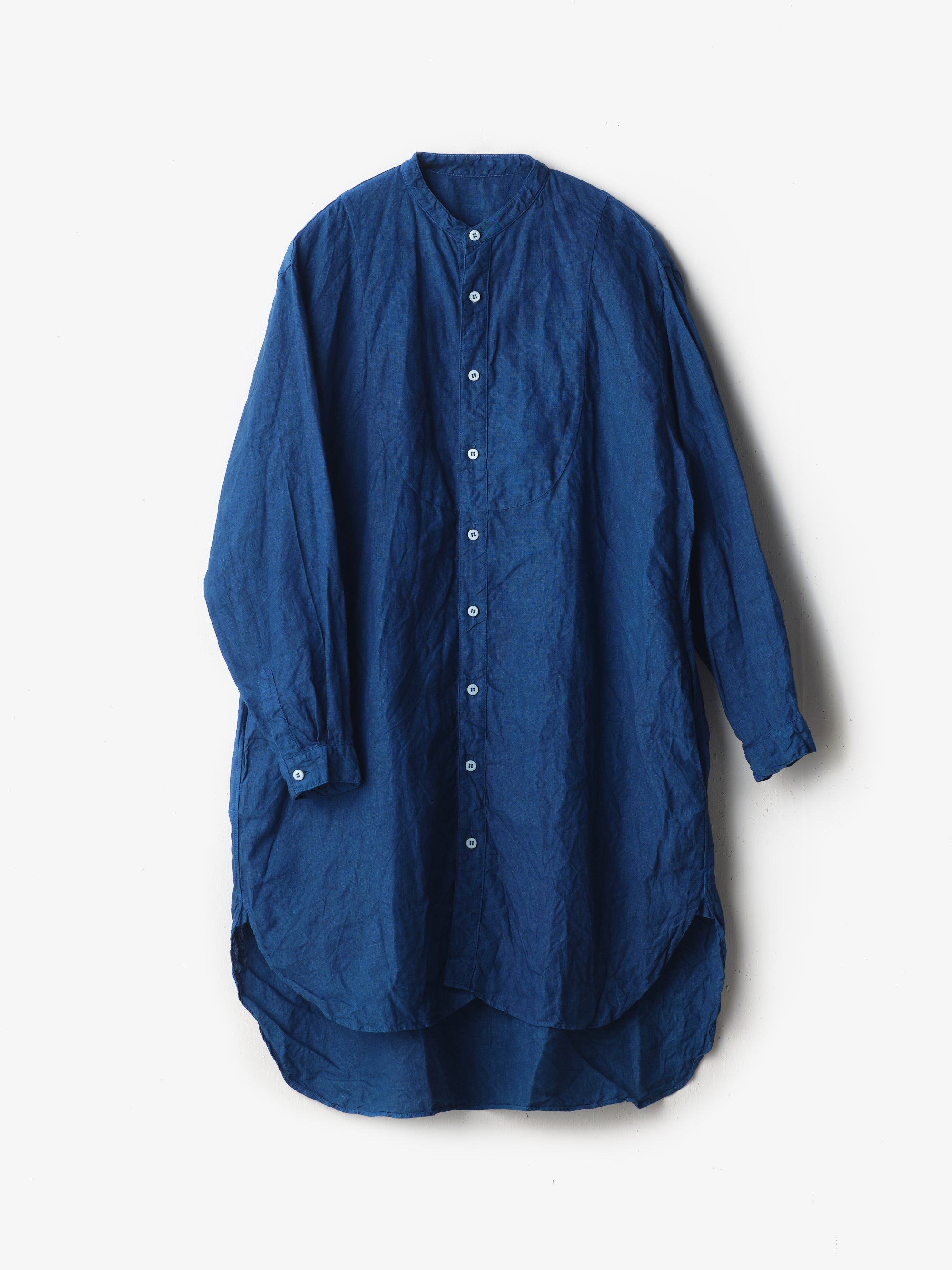 宝島染工/リネン切替BIGシャツ/乙なもの