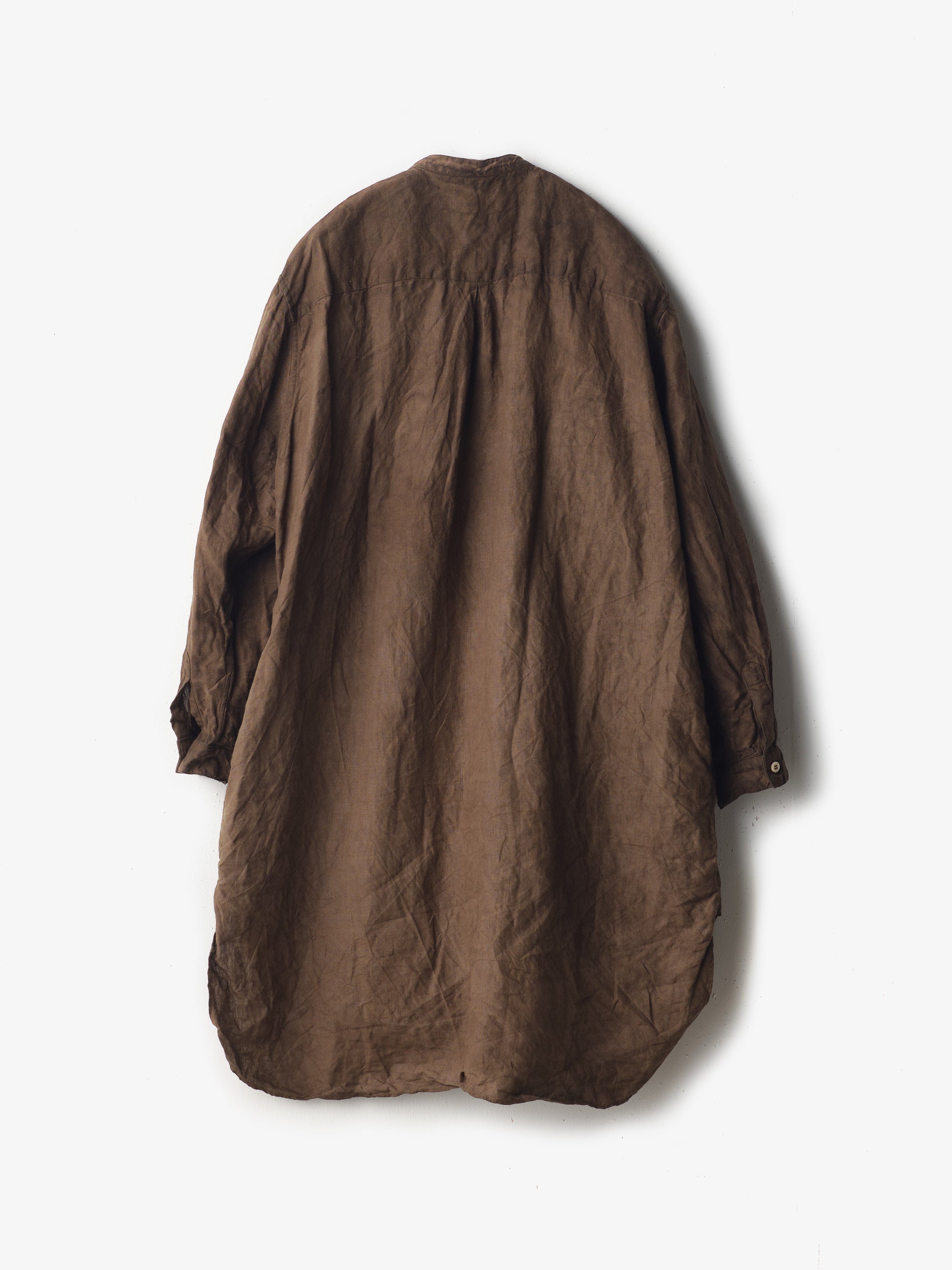 宝島染工/リネン切替BIGシャツ/乙なもの