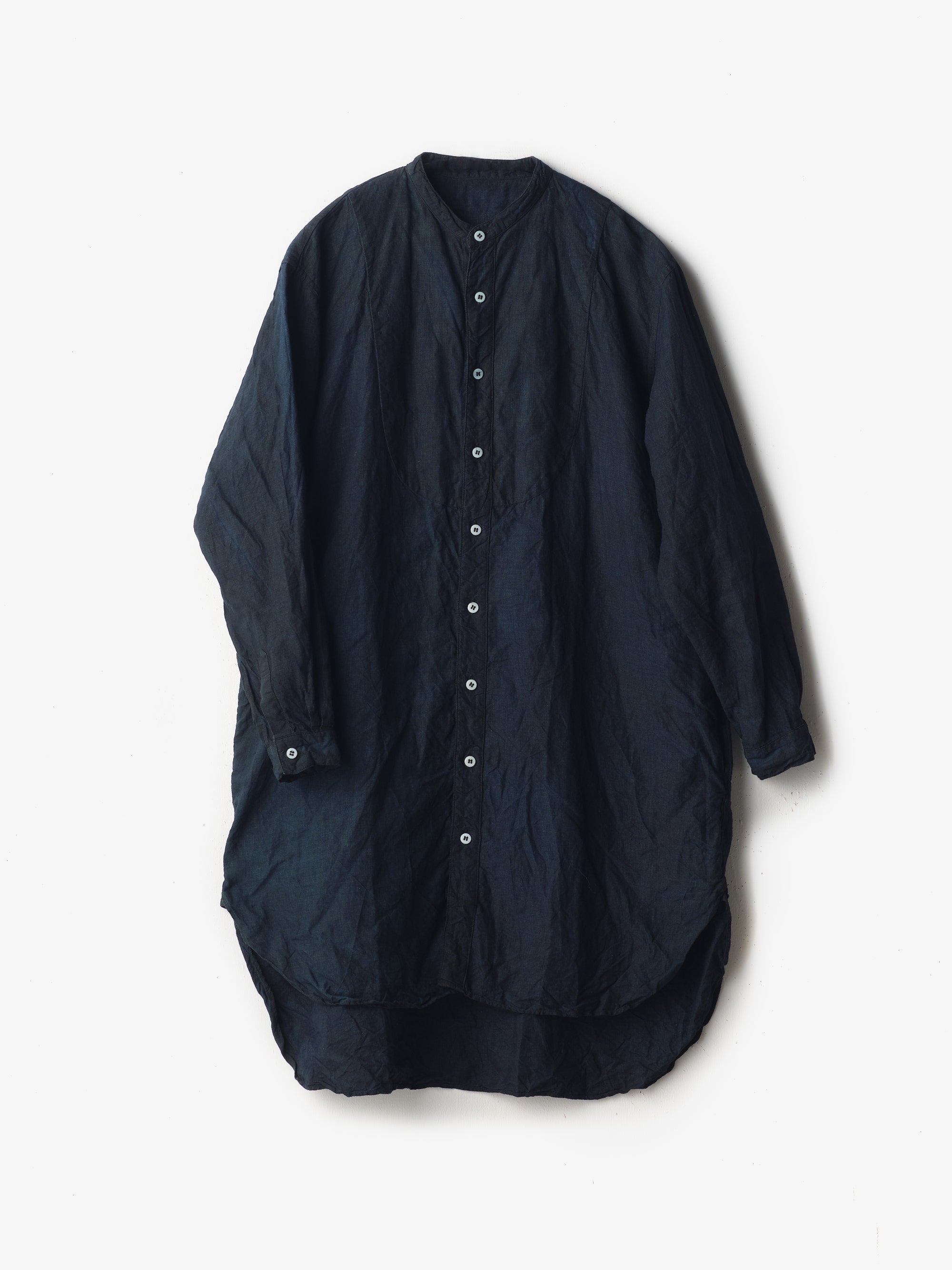 宝島染工/リネン切替BIGシャツ/乙なもの