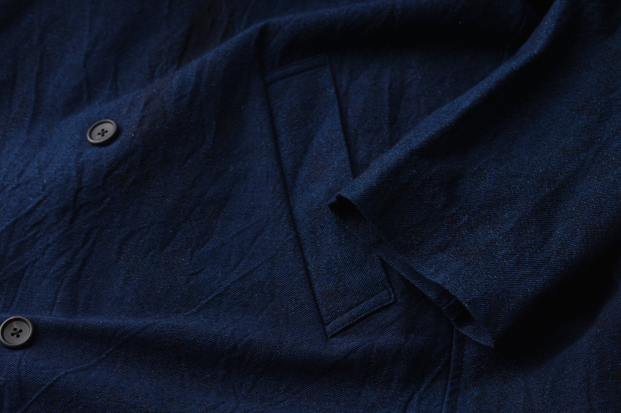 tamaki niime/indigo cotton/coat