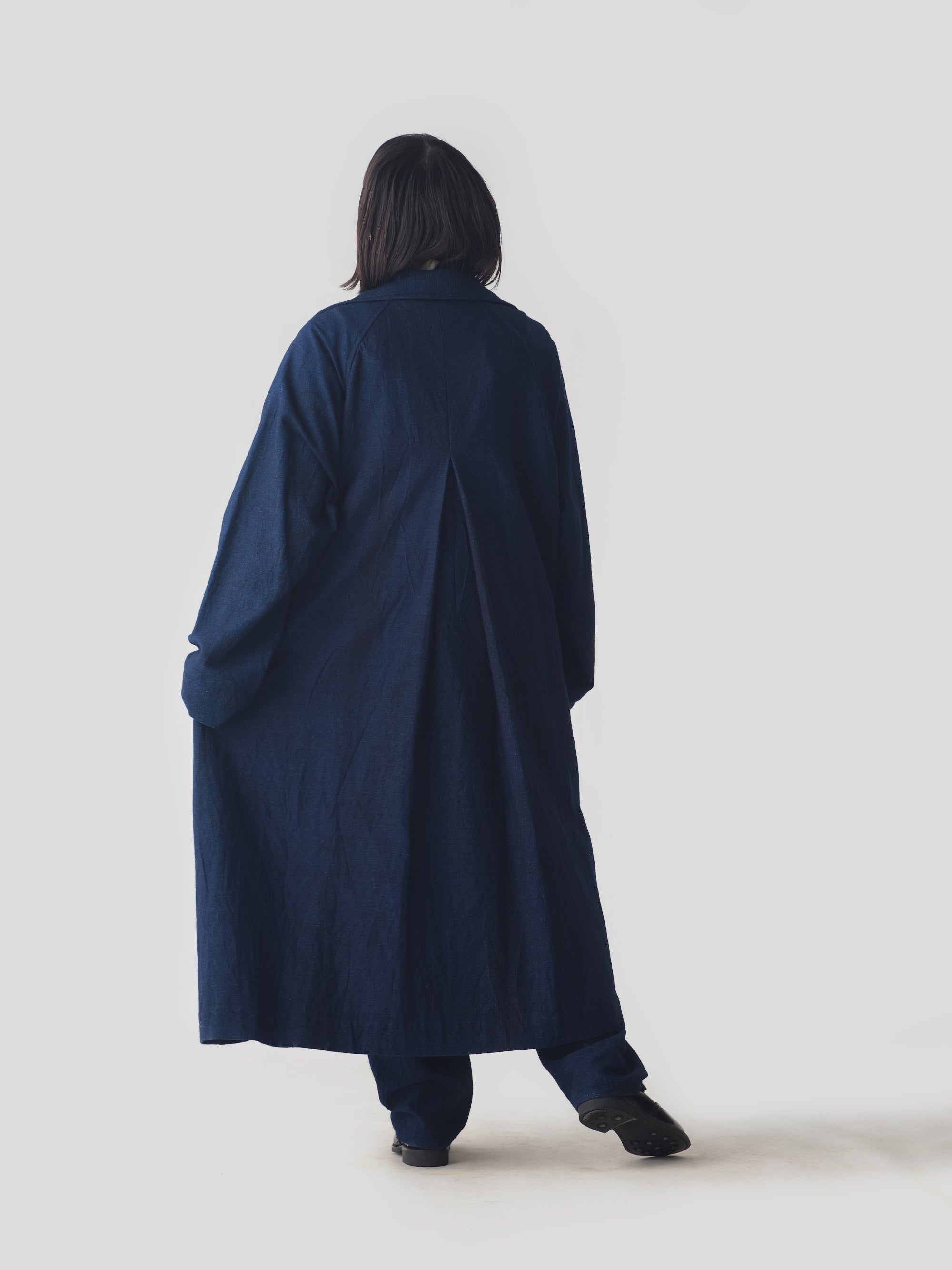 tamaki niime/indigo cotton/coat