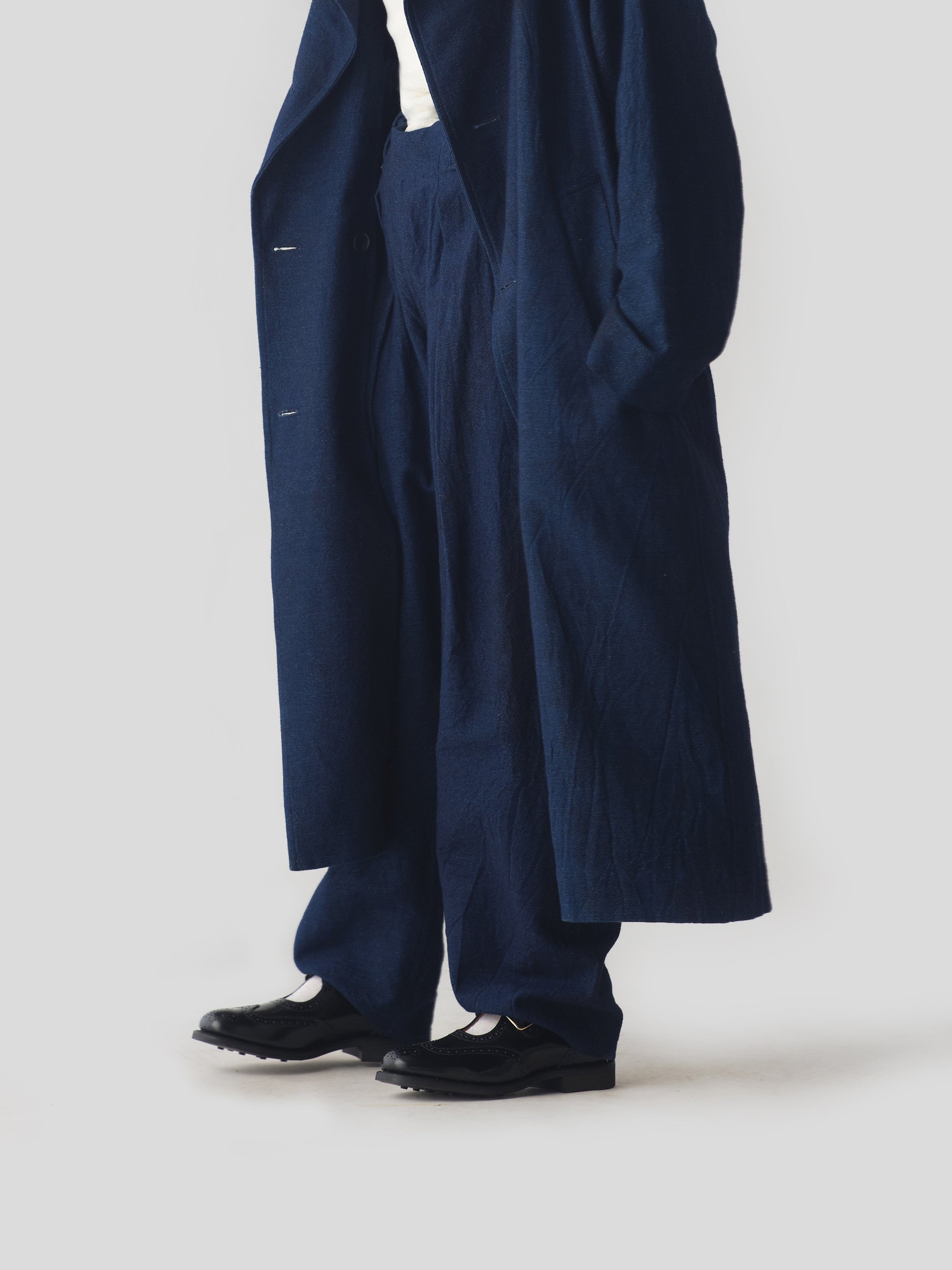 tamaki niime/indigo/スラックス