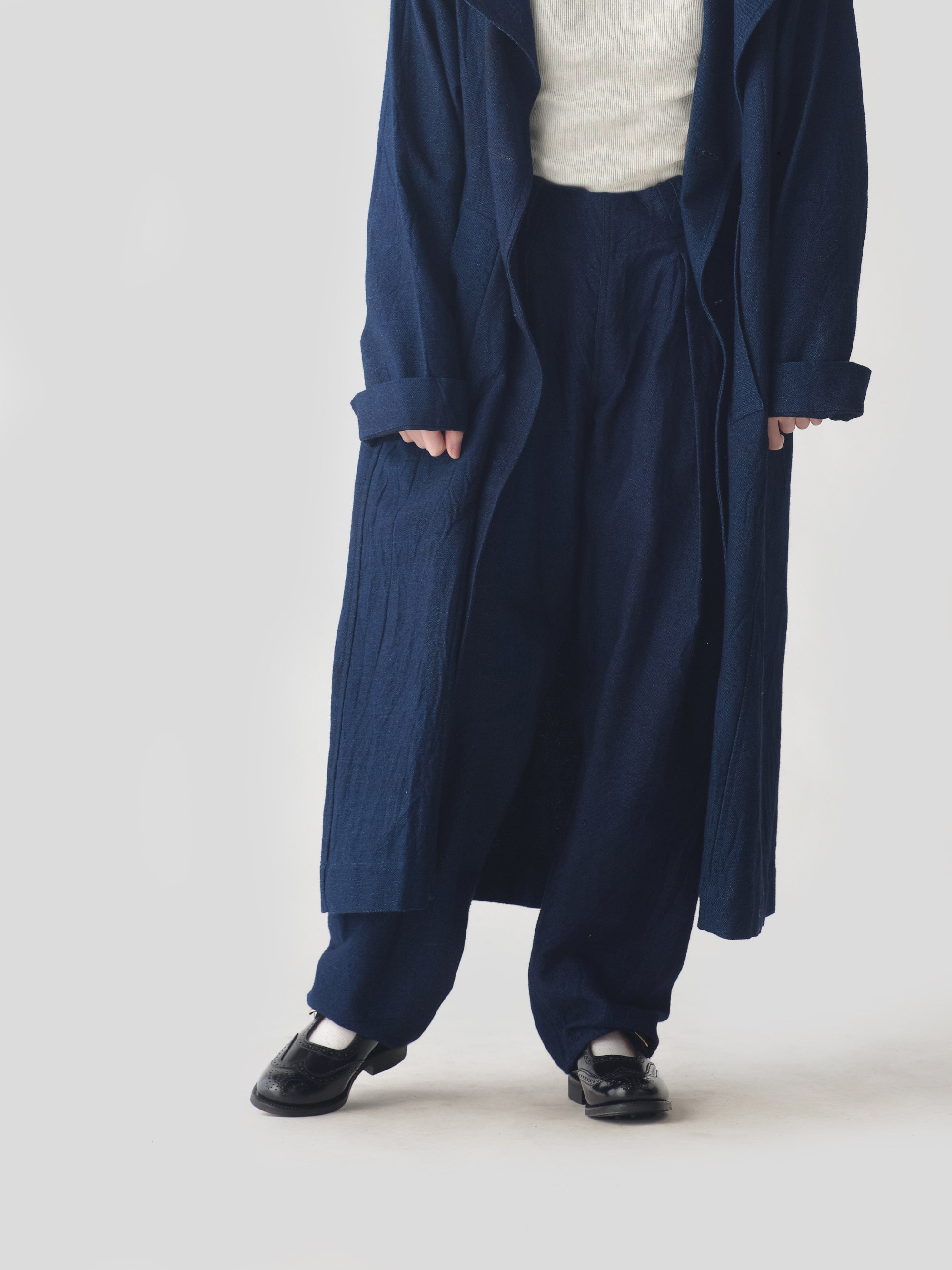 tamaki niime/indigo/スラックス