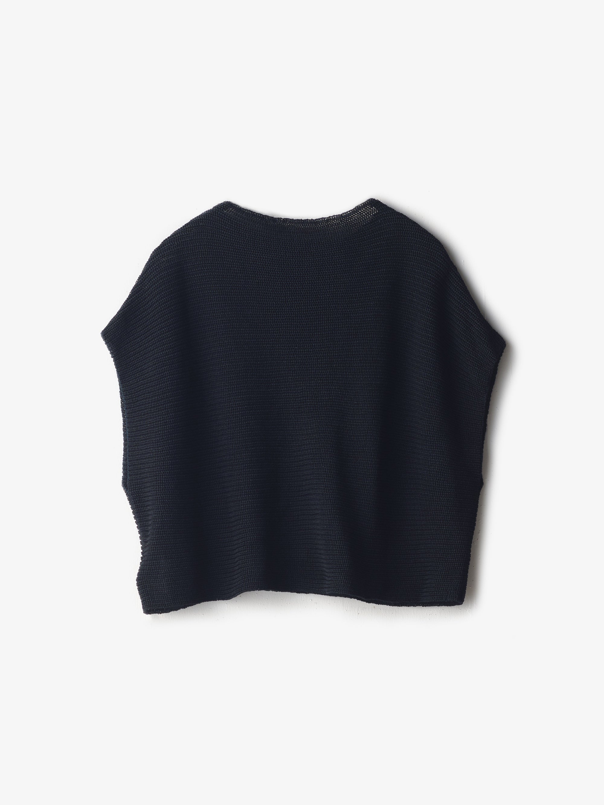 宝島染工/和紙ニットダブルベスト