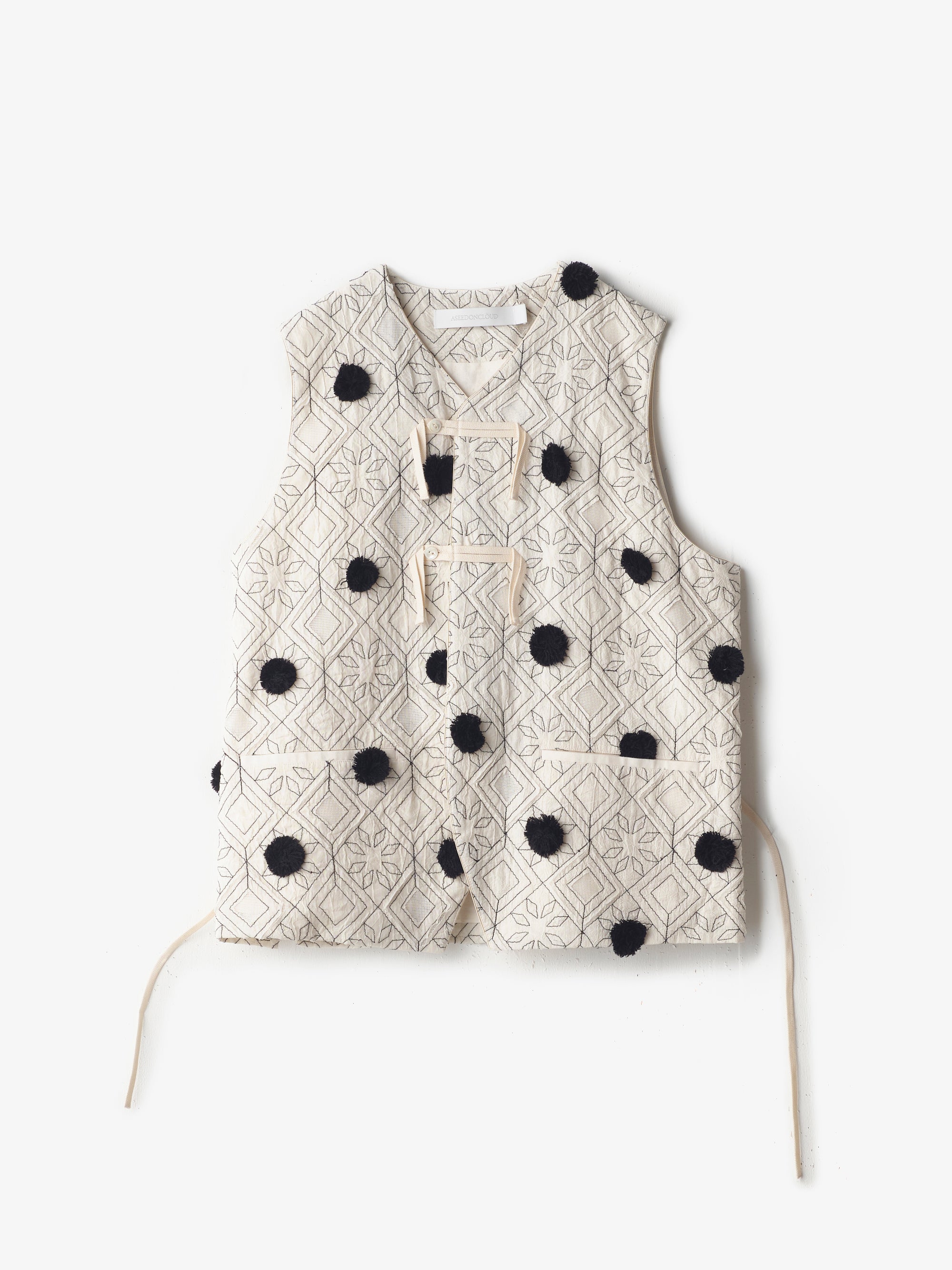ASEEDONCLOUD/garden instrumentalist vest/blooming cloth