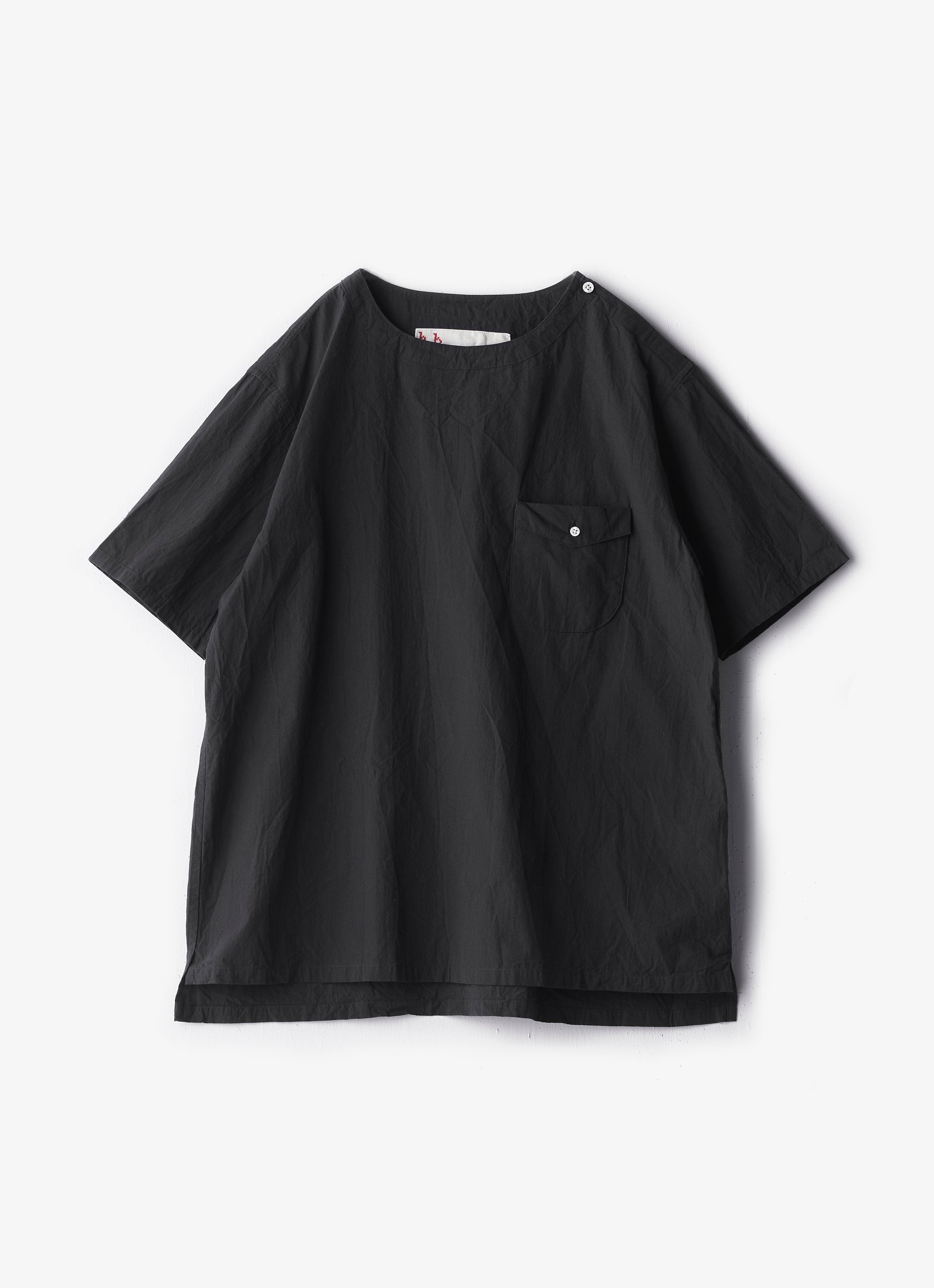 classico/h.b サマータイムシャツ/natural ripple voil/ミッドナイト