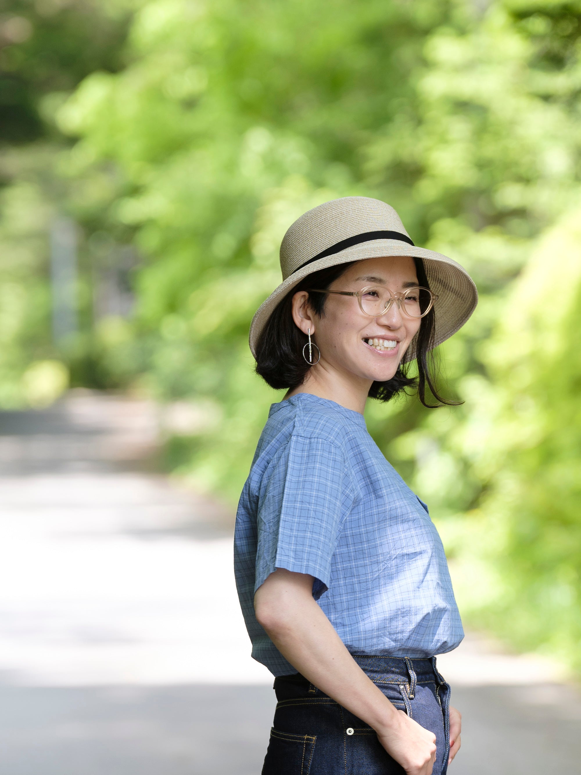 石田製帽/マニラ麻/カサブランカ