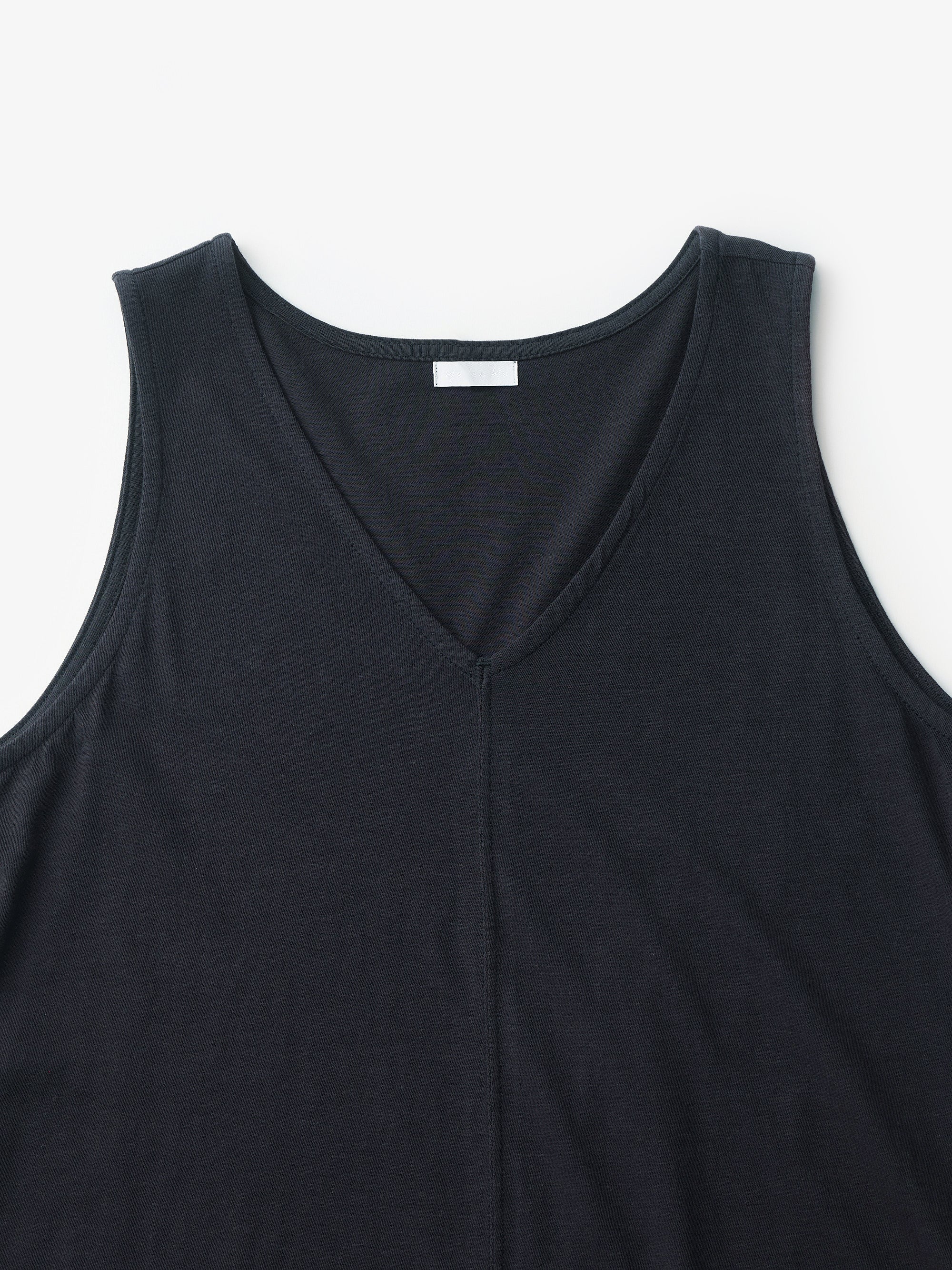 yohaku/強撚糸アルティメイトピマ/ノースリーブワンピース