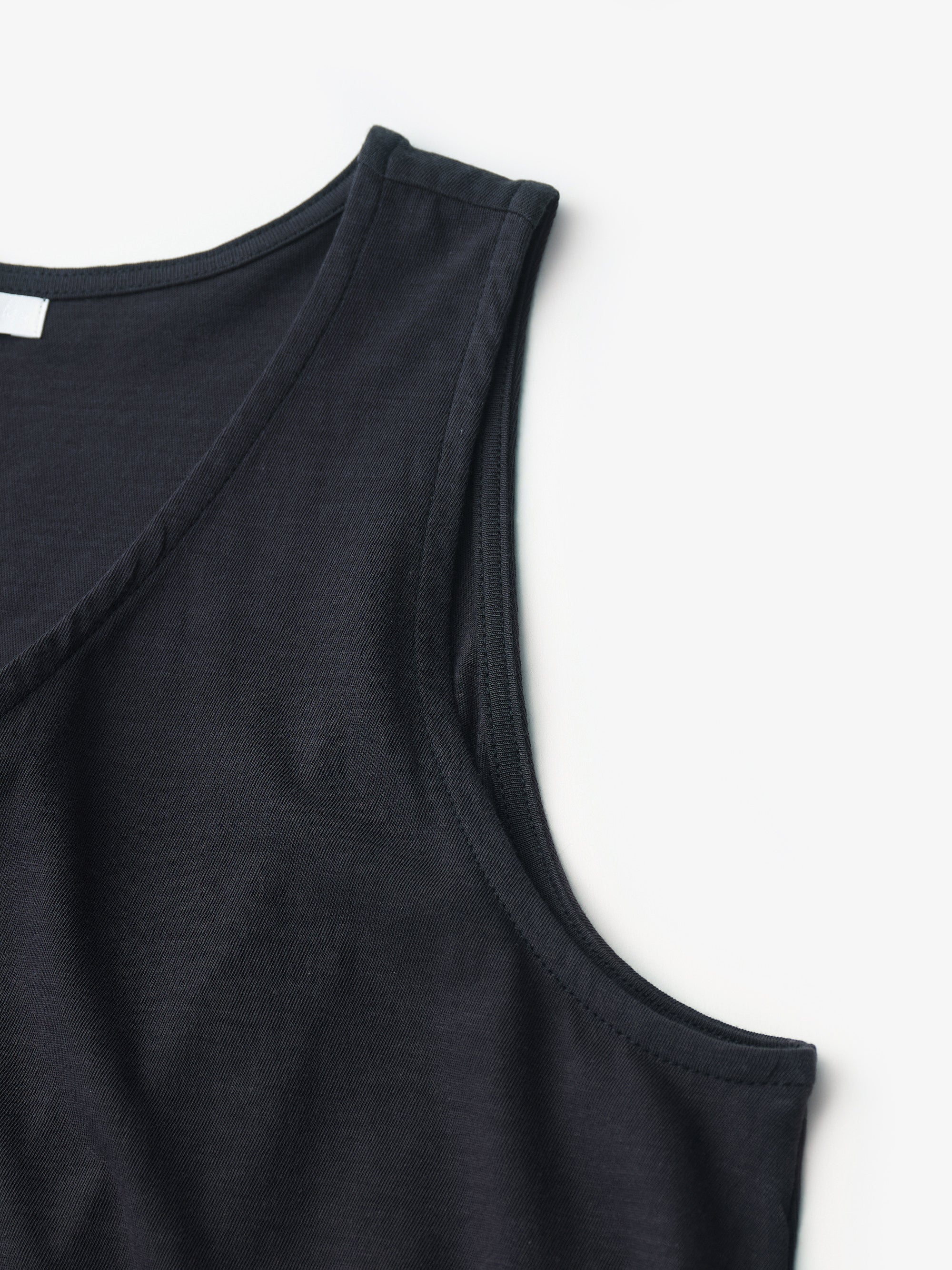 yohaku/強撚糸アルティメイトピマ/ノースリーブワンピース