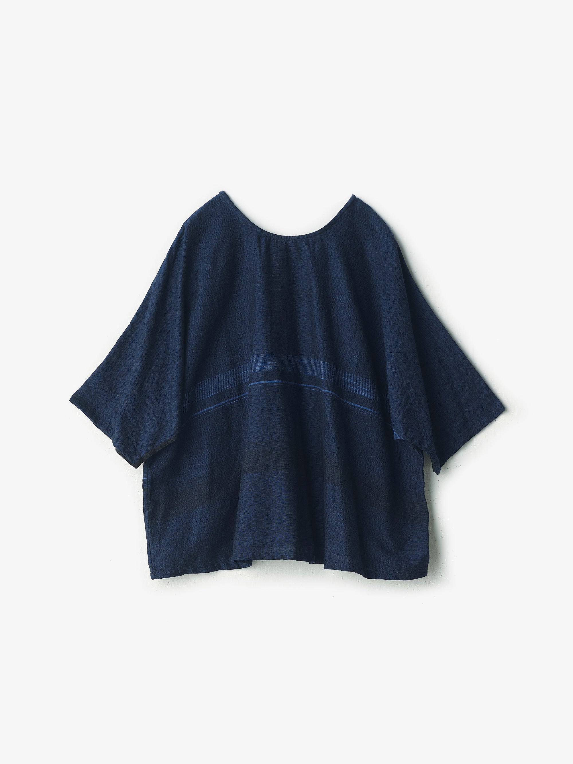 tamaki niime/fuwa-T half sleeves/cotton