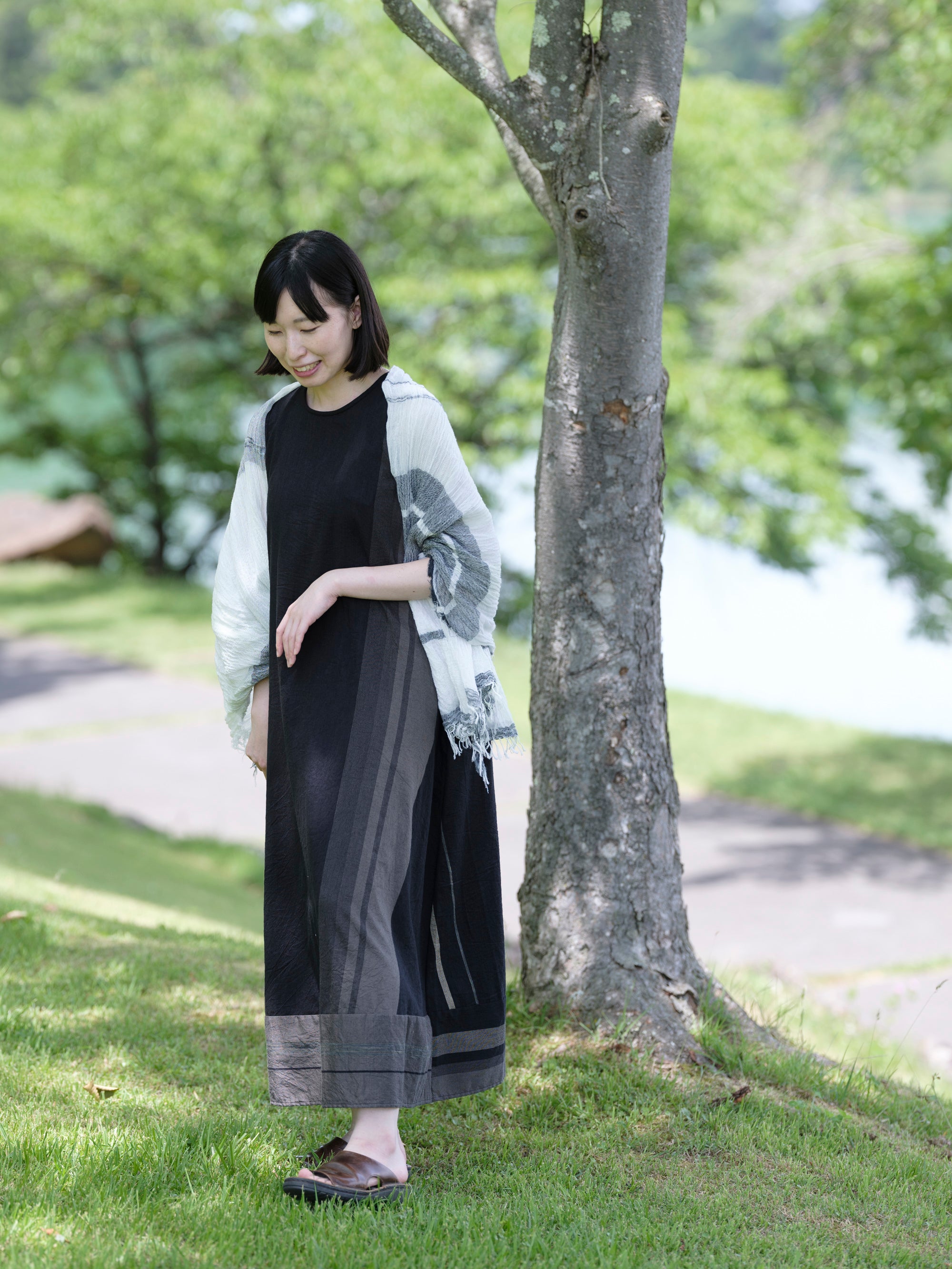 tamaki niime/a-line/cotton