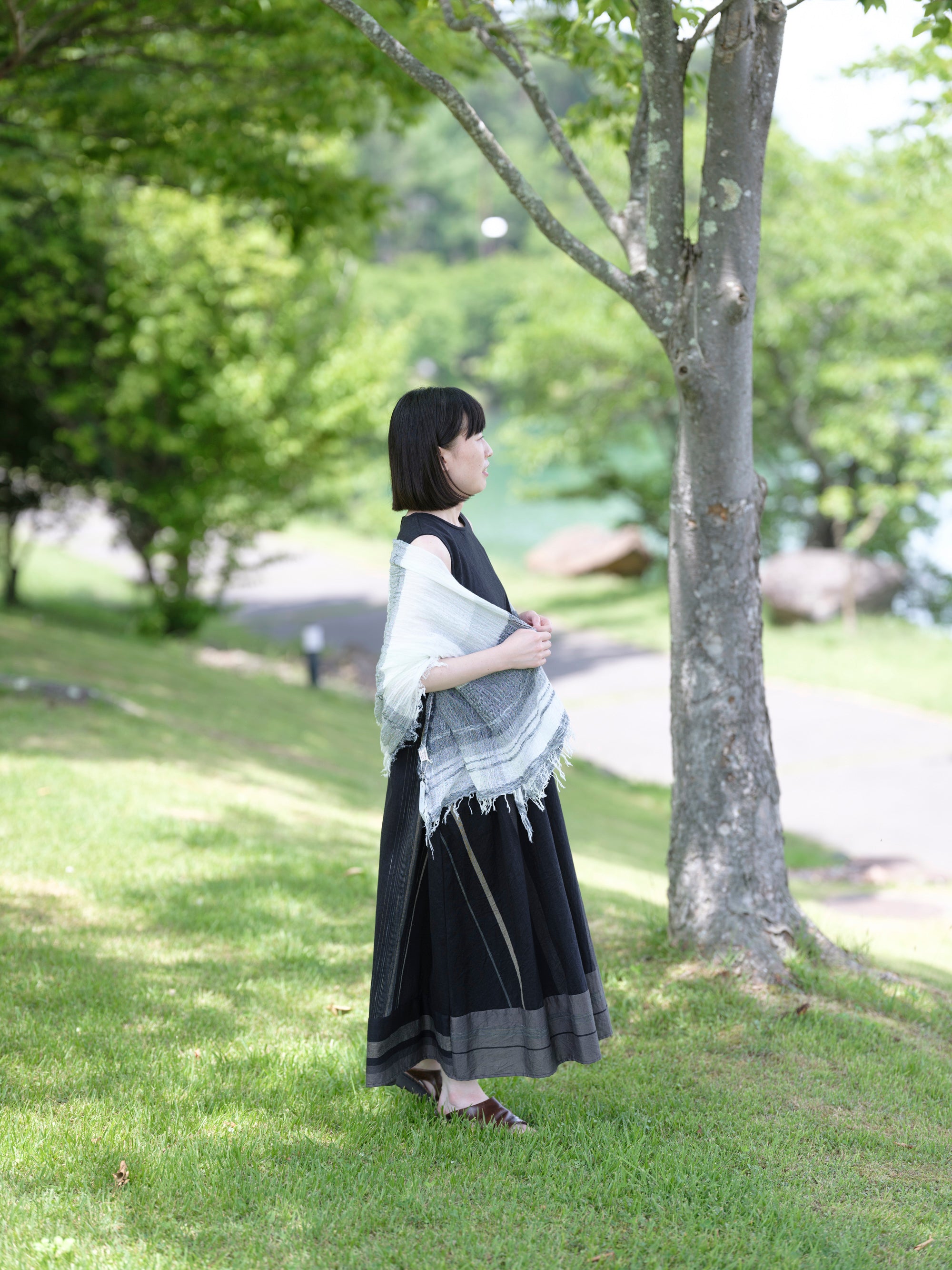 tamaki niime/a-line/cotton