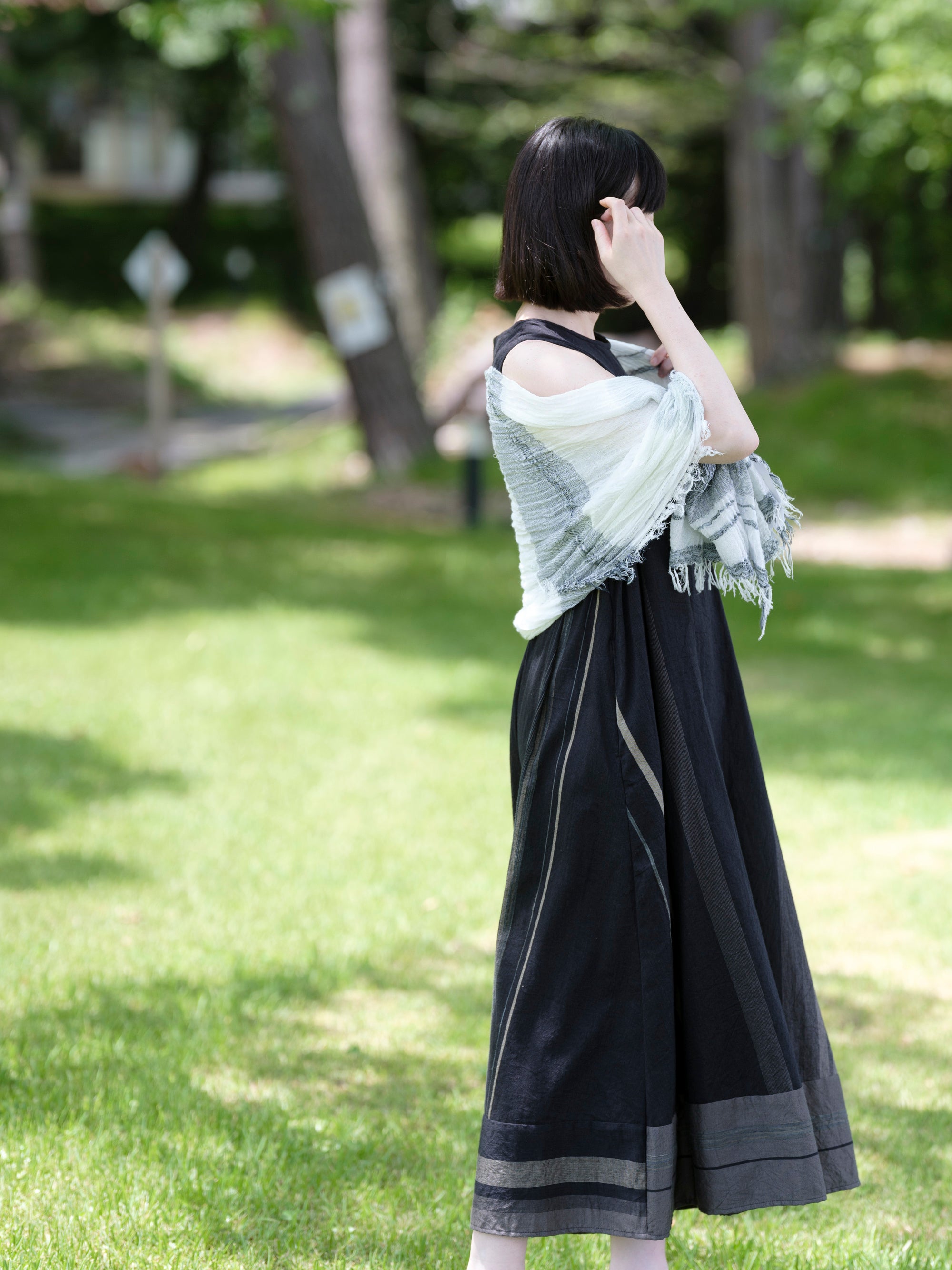 tamaki niime/a-line/cotton