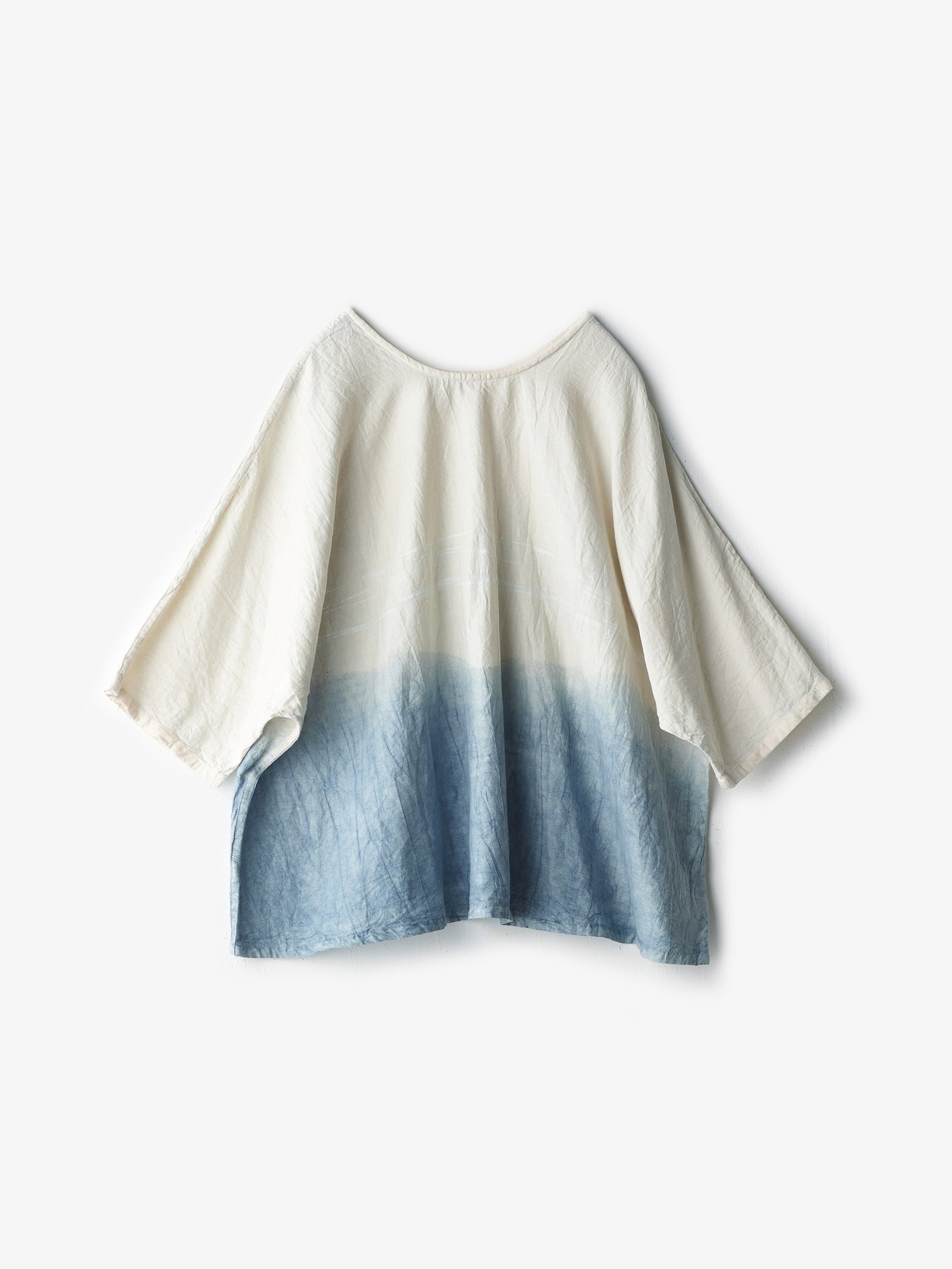 tamaki niime/fuwa-T half sleeves/cotton