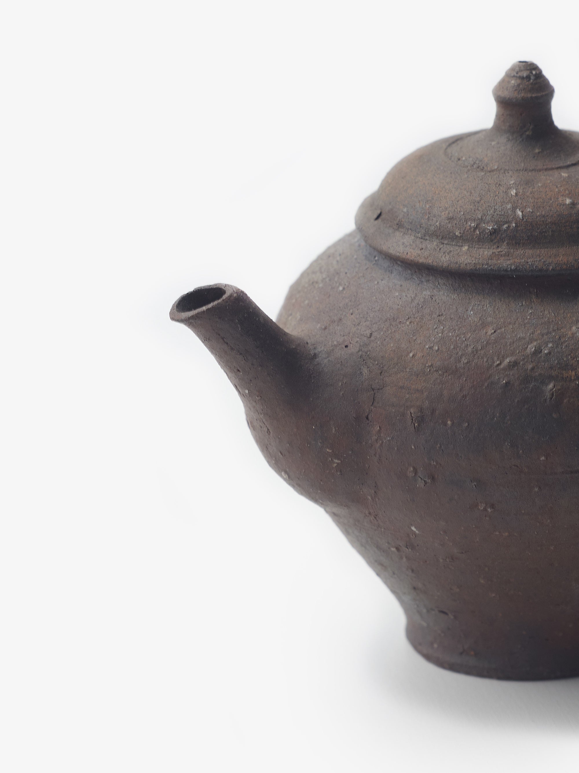 境知子/南蛮焼締/茶壷