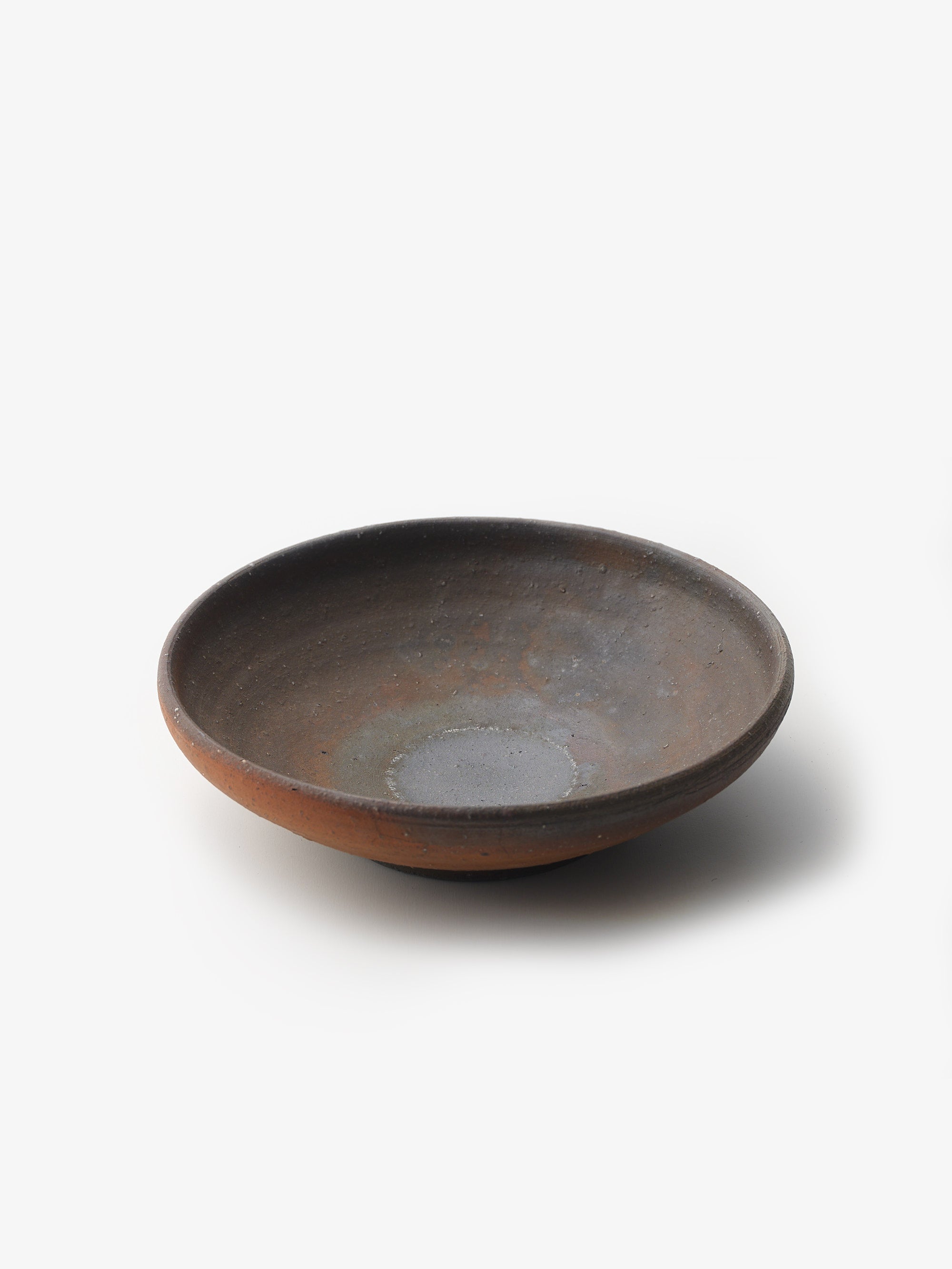 境知子/南蛮焼締/丸鉢/25cm