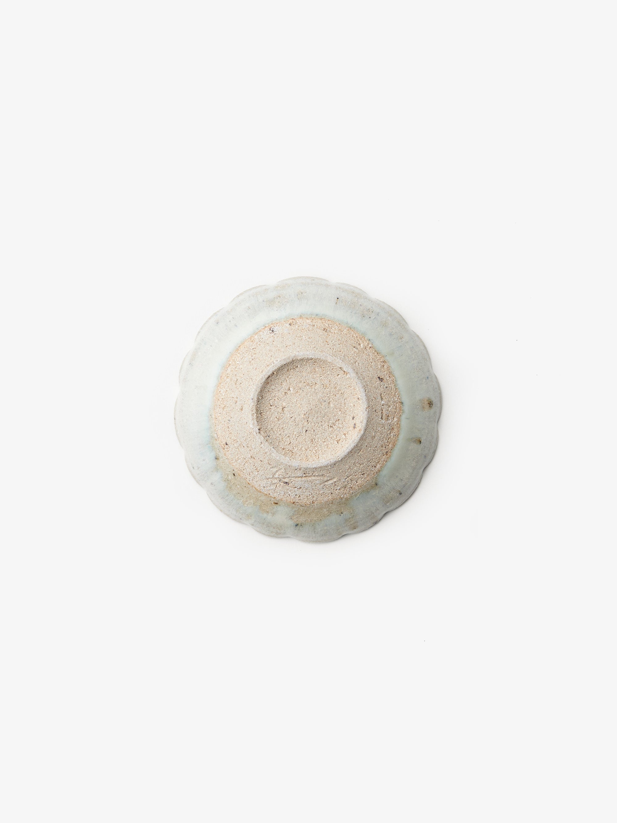 健太郎窯/斑唐津輪花小皿