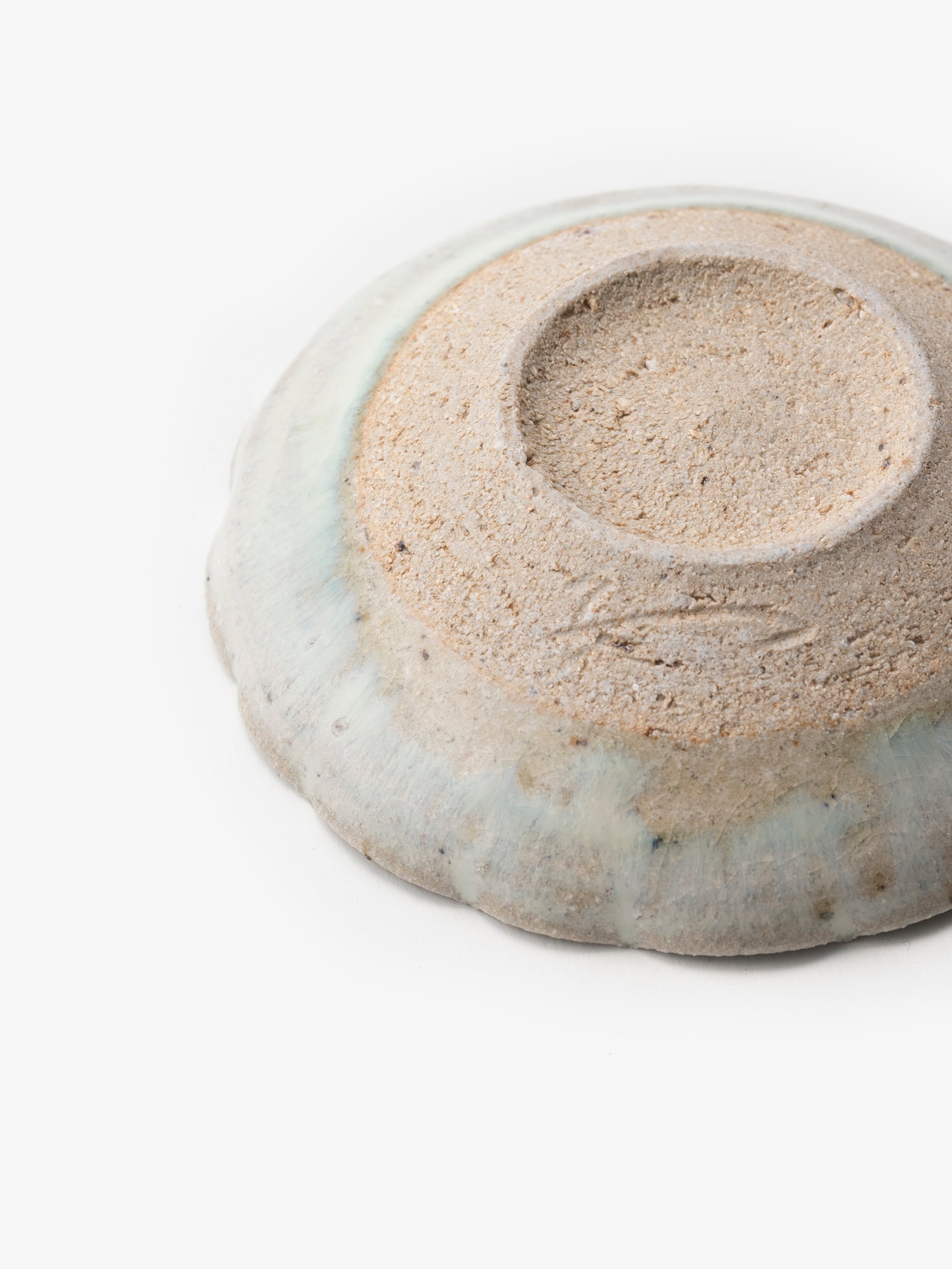 健太郎窯/斑唐津輪花小皿