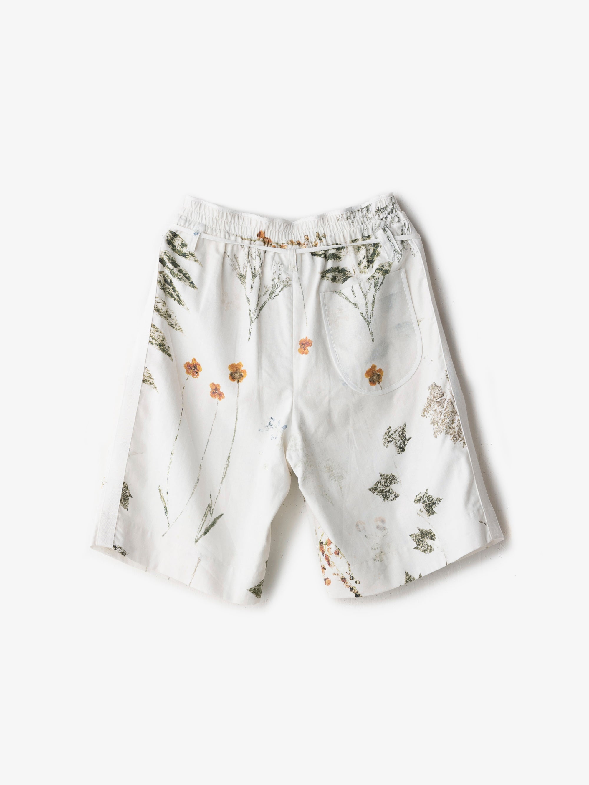 ASEEDONCLOUD/shokuonshitsu short trousers/plant memories print