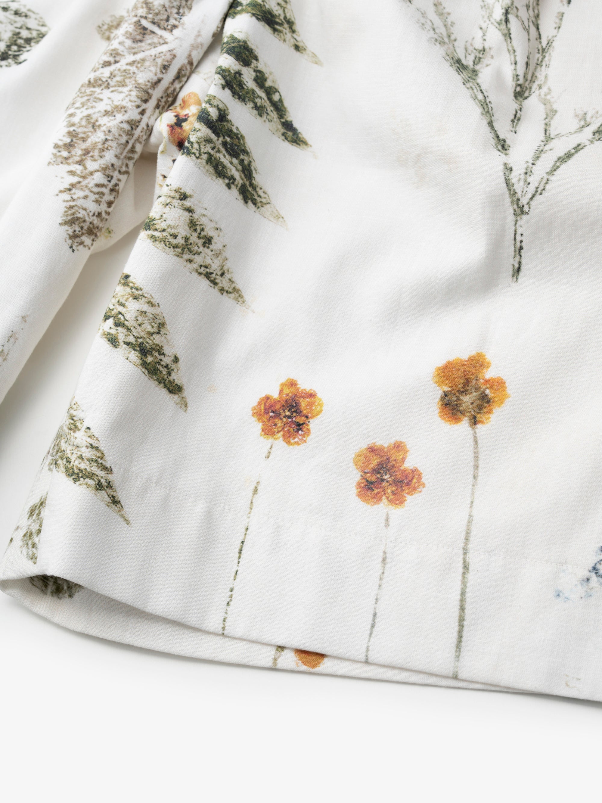 ASEEDONCLOUD/shokuonshitsu short trousers/plant memories print