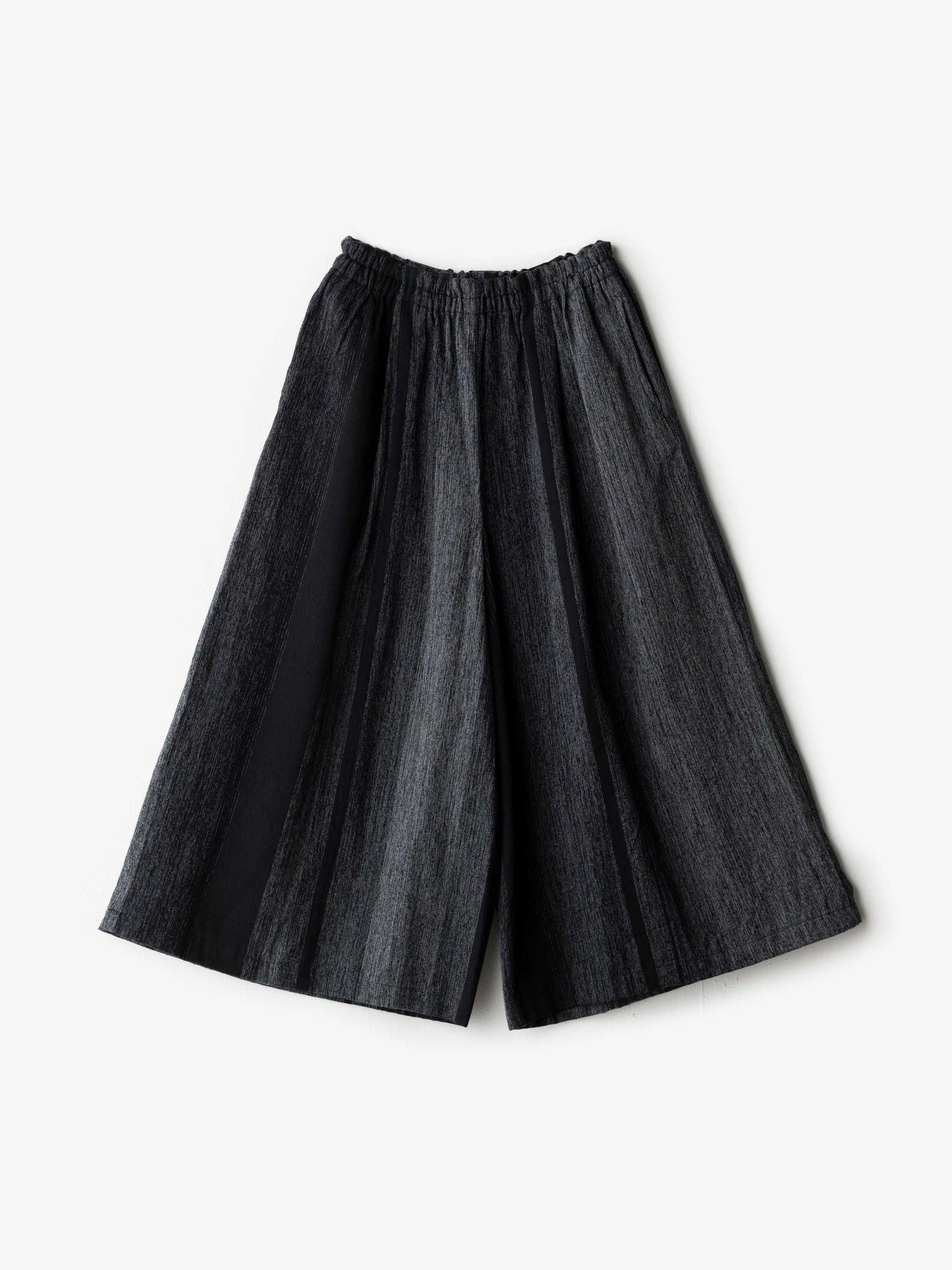 tamaki niime/wide pants long pocket/cotton
