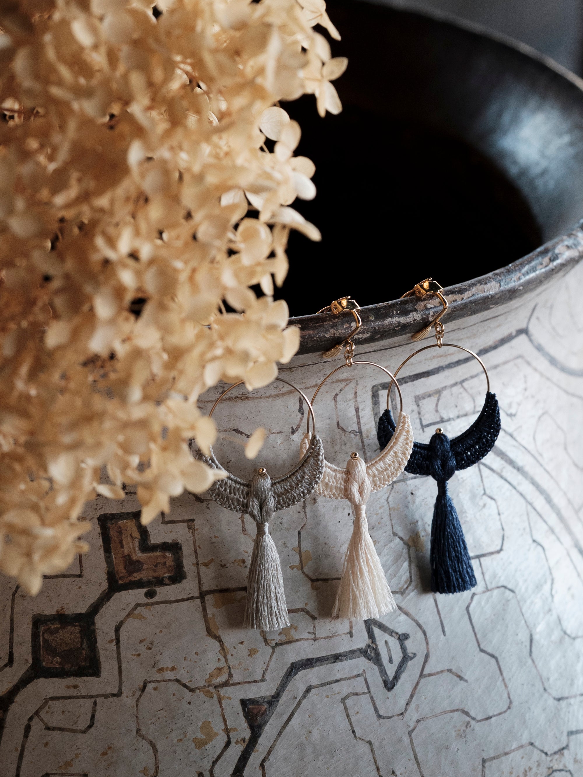 Hue Rain/鳥の耳飾り Short