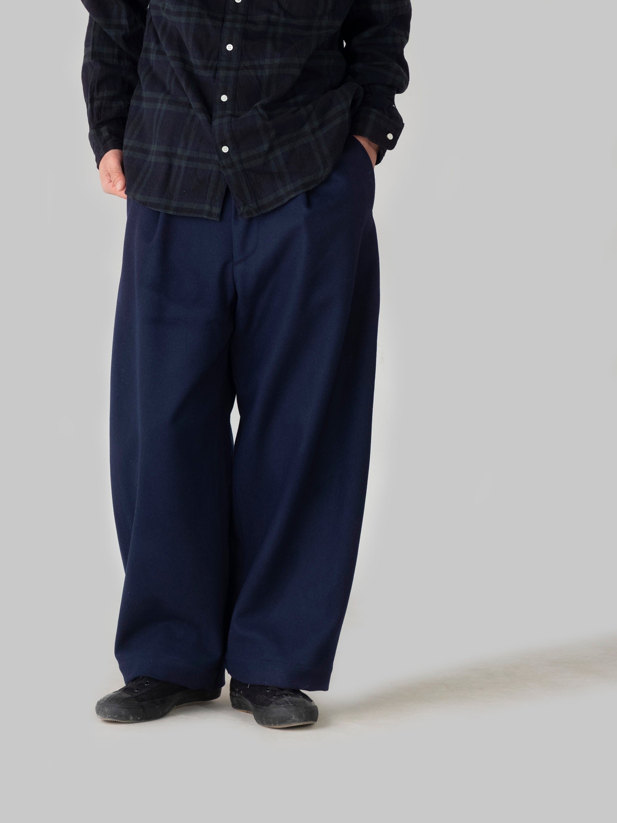 ASEEDONCLOUD/HW wide trousers/Melton denim