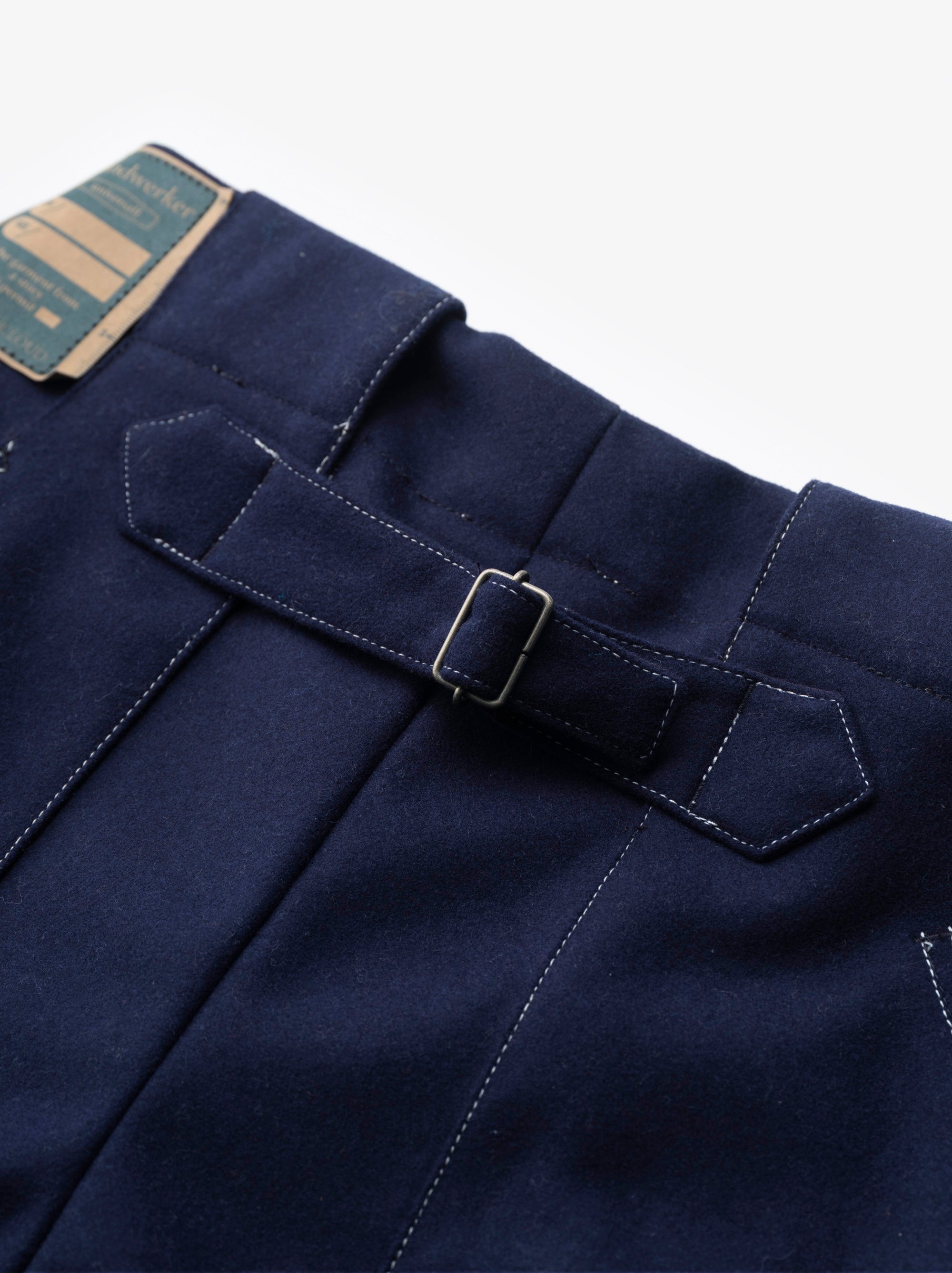ASEEDONCLOUD/HW wide trousers/Melton denim