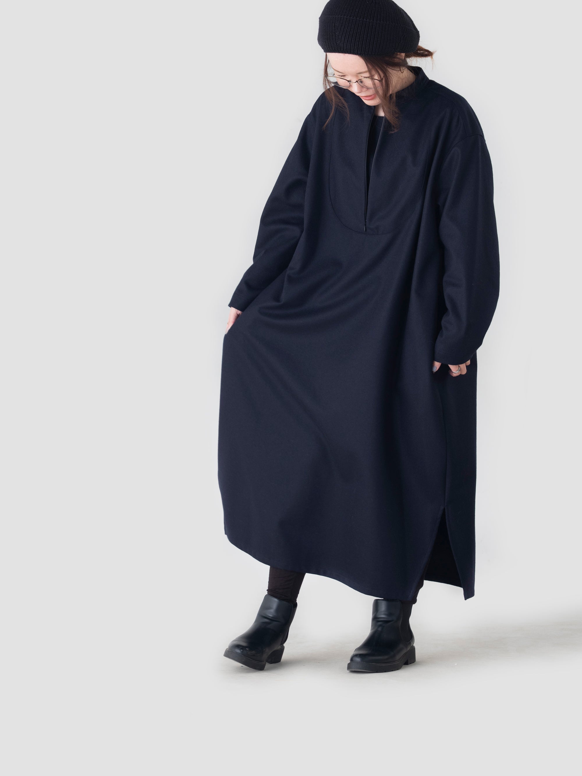 ASEEDONCLOUD/HW zip dress Flannel